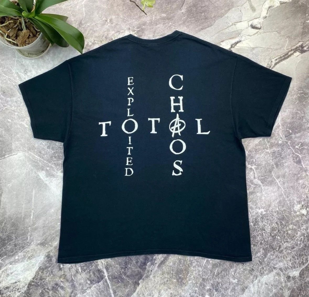 Band Tees × Vintage The Exploited Total Chaos Vintage 1998 T shirt Punk Skull Size US XXL / EU 58 / 5 - 11 Thumbnail