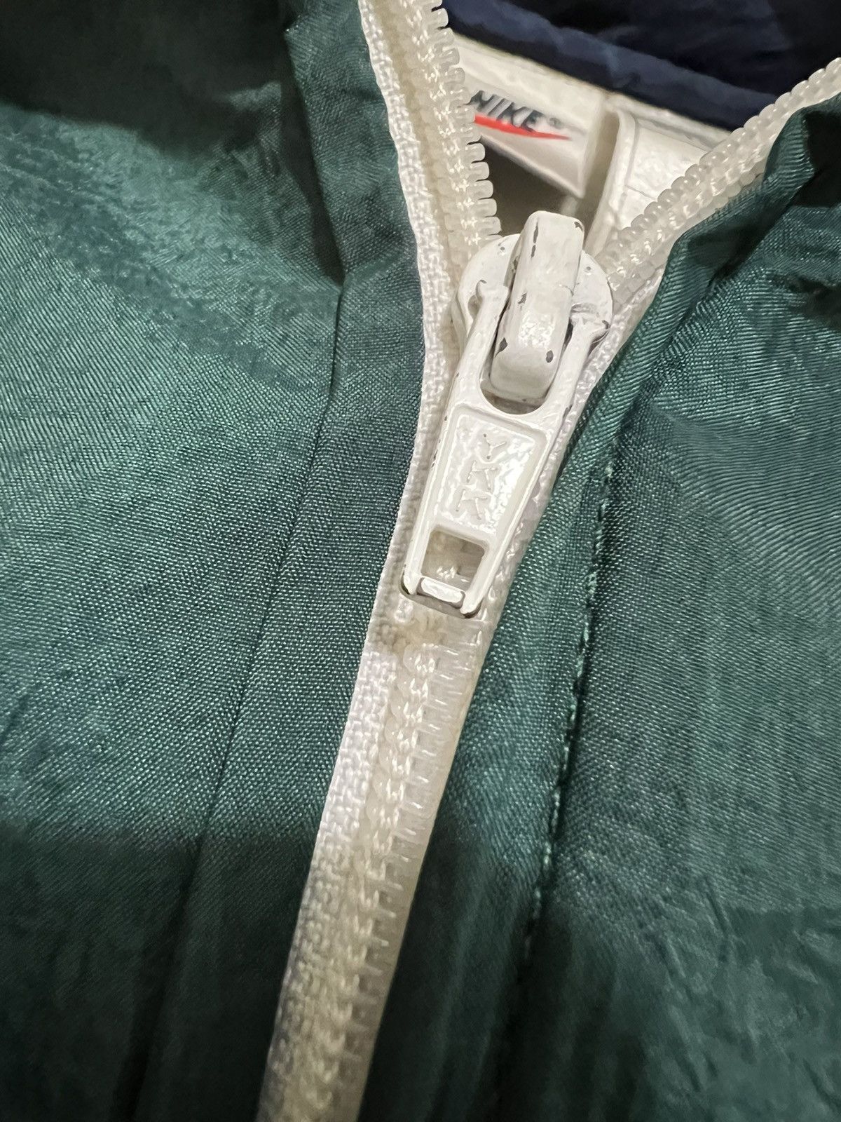 Nike × Nike ACG × Vintage vintage 90s nike big swoosh logo colour block track jacket Size US XL / EU 56 / 4 - 4 Thumbnail
