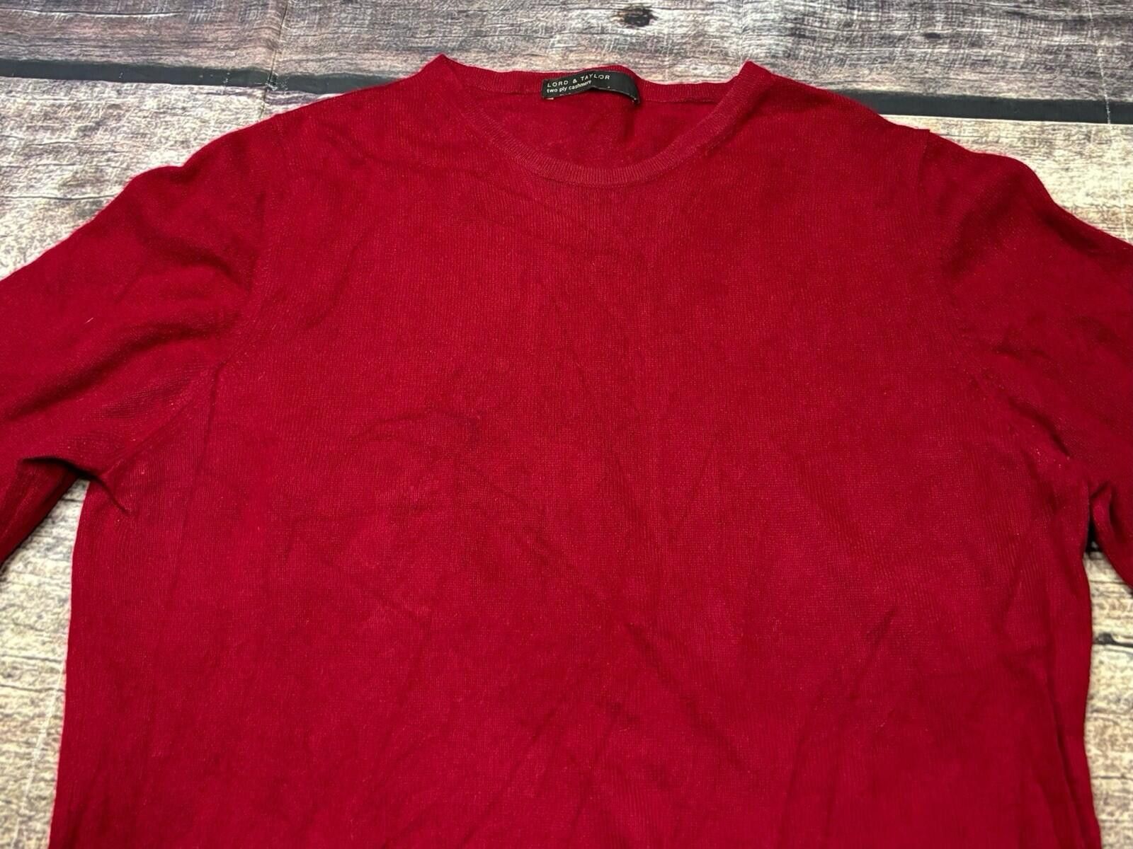 Lord & Taylor Lord & Taylor Sweater Womens Small 2 Ply Cashmere Pullover Size S / US 4 / IT 40 - 4 Thumbnail