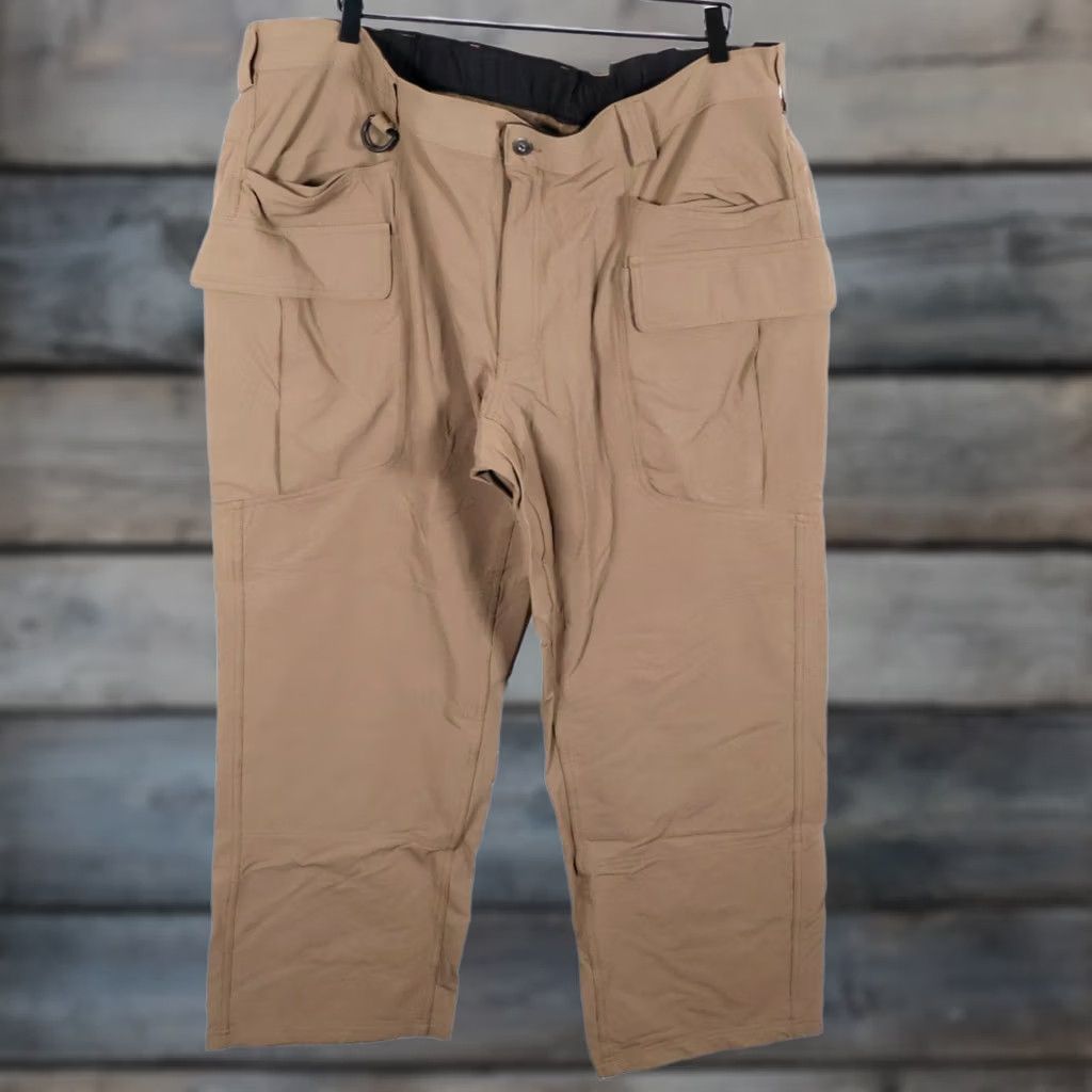 Vintage Duluth Cargo Pants Men's 2XL x 30 Brown Nylon Stretch Lined Pockets Workwear Denim? Size US 42 / EU 58 - 1 Thumbnail