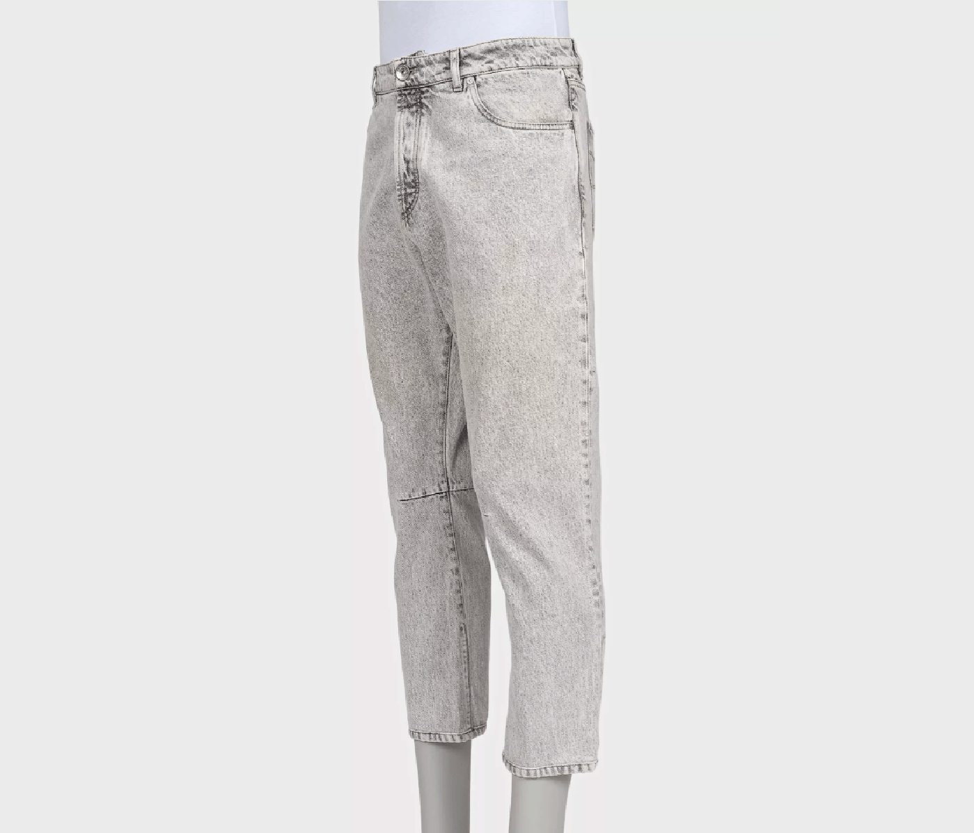 Brunello Cucinelli Brunello Cucinelli Gray Straight Leg Jeans FR54 Size US 38 / EU 54 - 2 Thumbnail