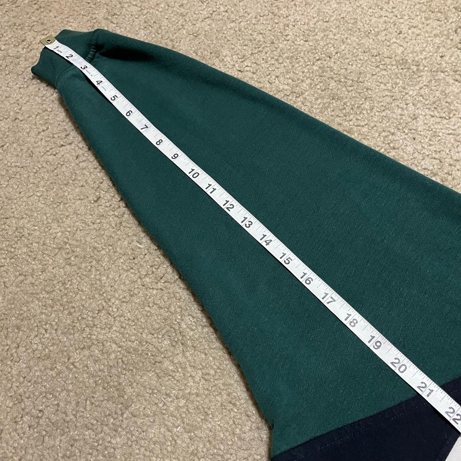 Blair Vintage John Blair Green/White/Black Full Zip Sweatshirt Size US M / EU 48-50 / 2 - 6 Thumbnail