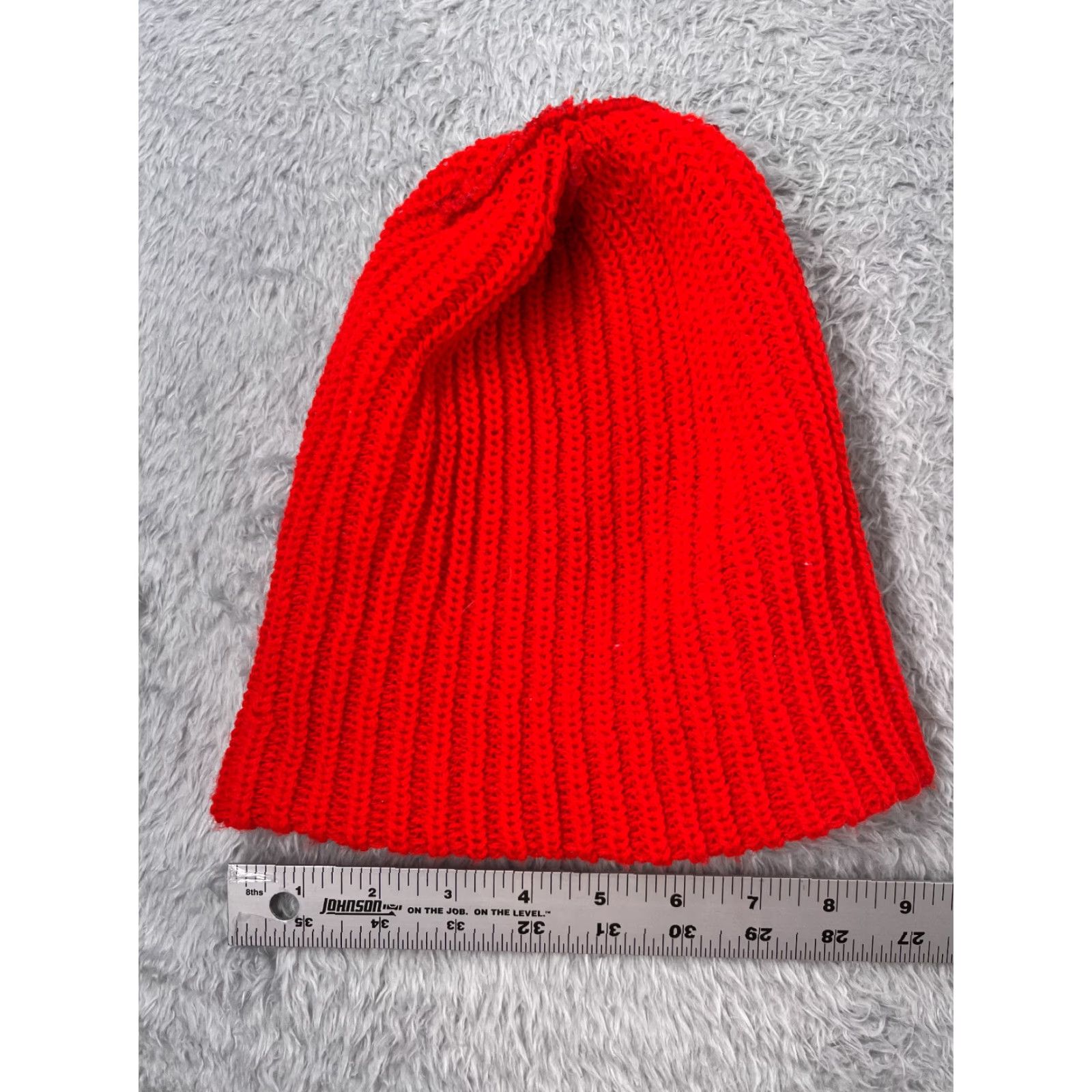 Doublet Beanie Adult One Size Red Acrylic Knit Beanie Outdoors Ski Winter Men Women Unbranded Adjustable Lightweight Hat Size ONE SIZE - 6 Thumbnail