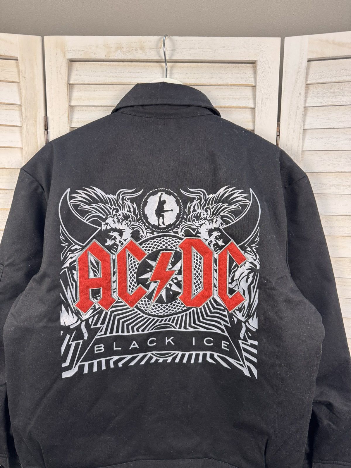 Dickies Men’s Casual Rare Work Jacket Dickies Ac/Dc Custom Big Logo Size US M / EU 48-50 / 2 - 11 Thumbnail