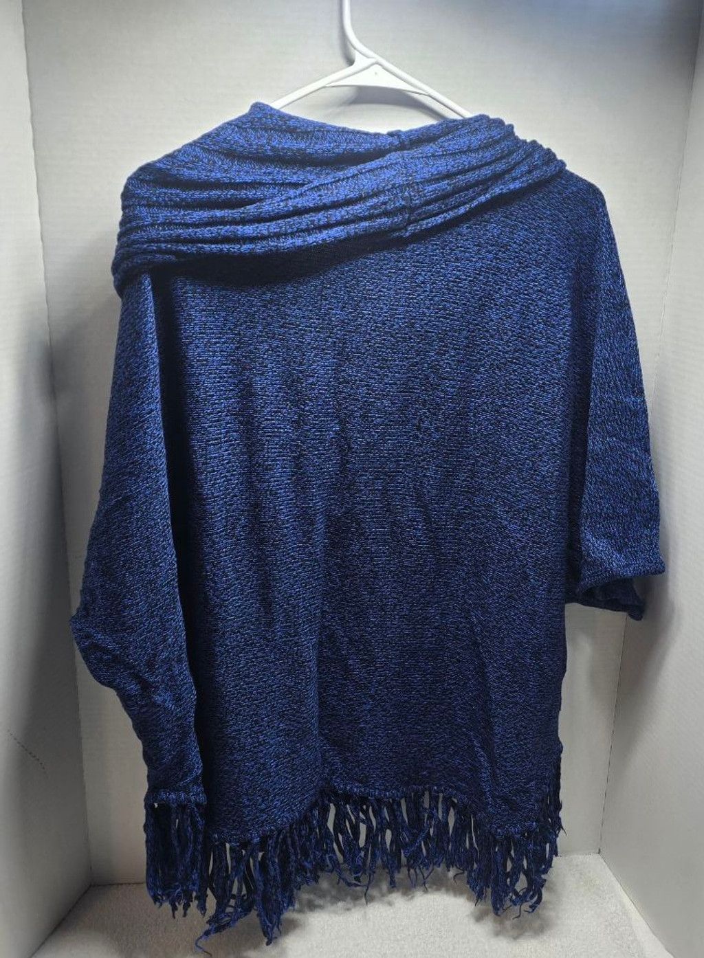 The Unbranded Brand Women's Relativity Blue & Black Cowl Neck Sweater 3X Size 3XL / US 20-22 - 5 Thumbnail