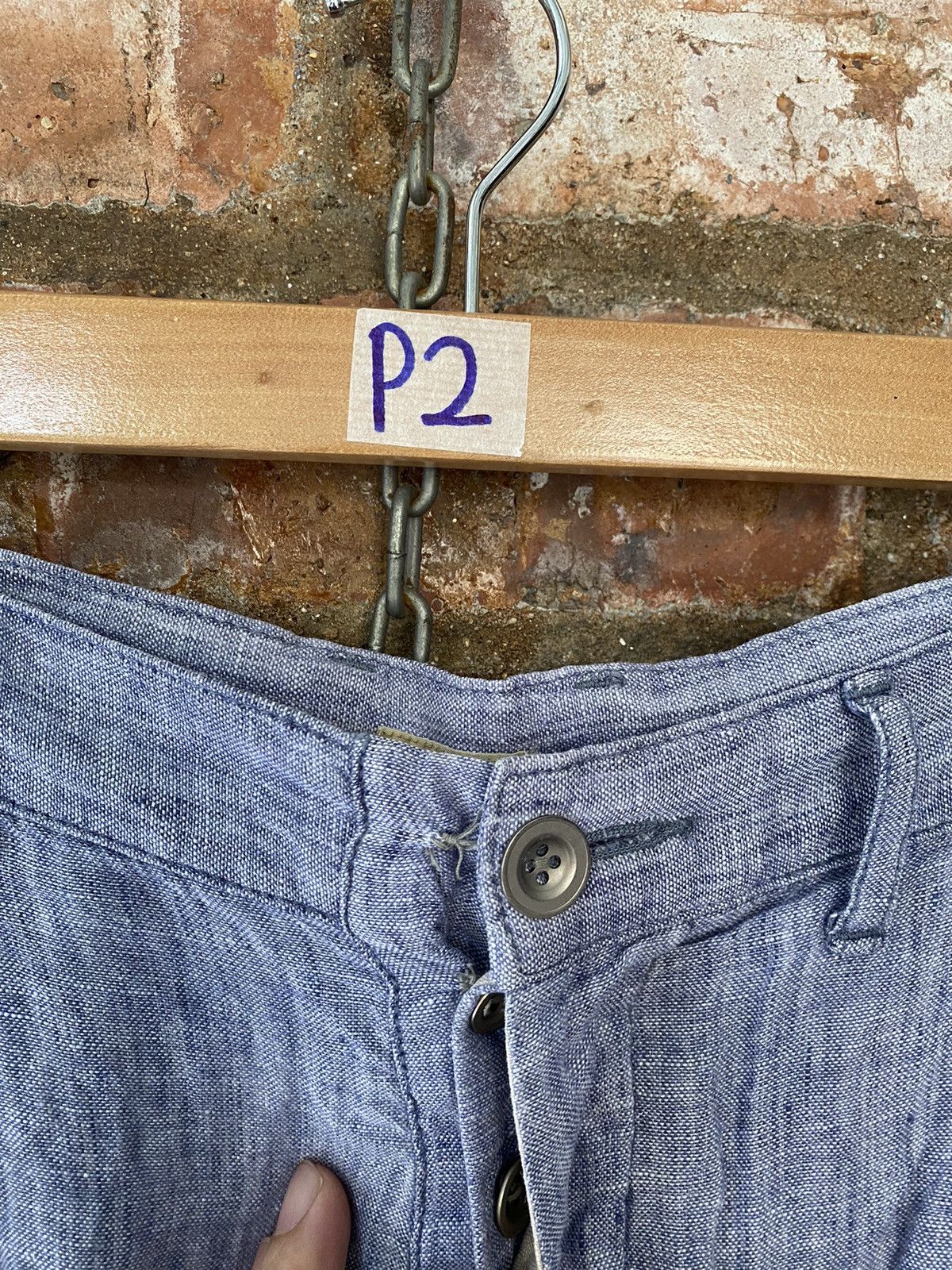Kapital × Kapital Kountry Vtg Kapital 3/4 linen military pants Size US 32 / EU 48 - 11 Thumbnail