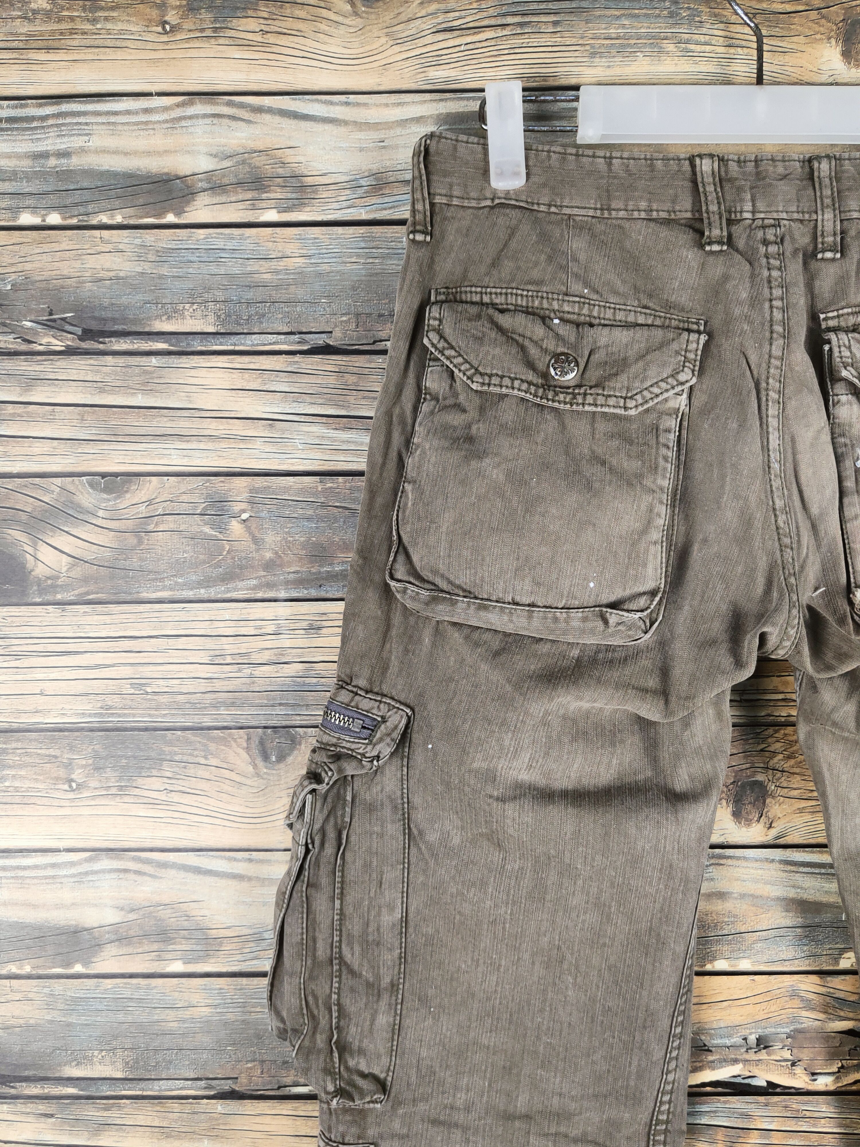 Surplus Research DL Surplus Brown Multipocket Cargo Pants #46-001 Size US 30 / EU 46 - 9 Thumbnail