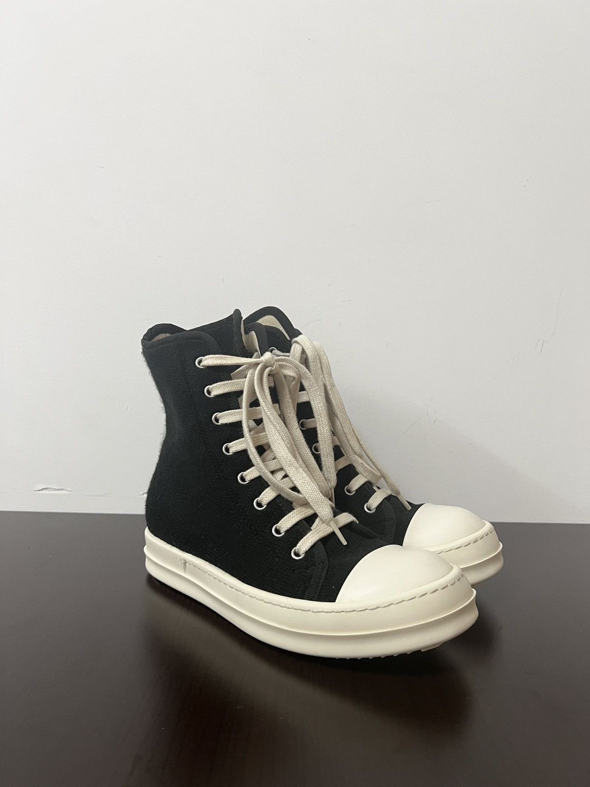 Rick Owens Drkshdw Rick owens ramones high top sneakers sz 36 Size US 6 / IT 36 - 5 Thumbnail