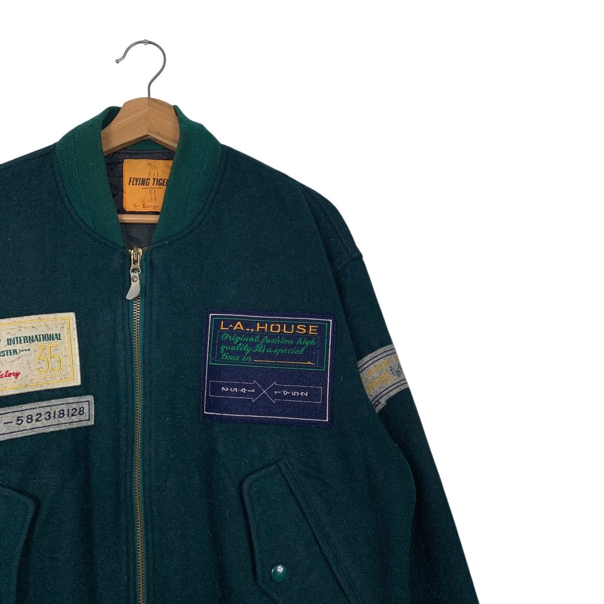 Japanese Brand Flying Tigers L.A. House Wool Bomber Size US L / EU 52-54 / 3 - 5 Thumbnail