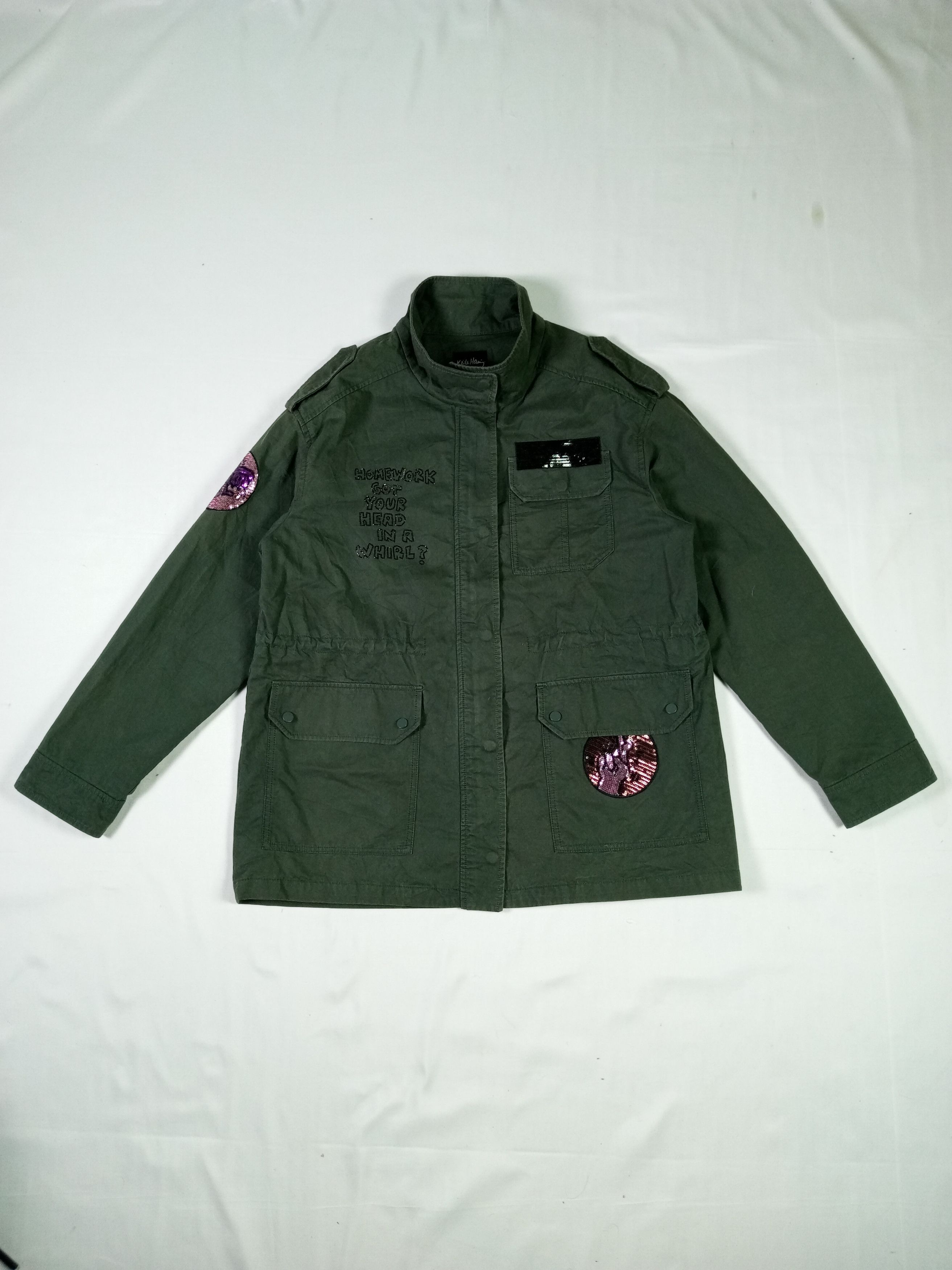 Japanese Brand GGPX X KEITH HARING ANDY MOUSE Parka Jacket Size US M / EU 48-50 / 2 - 1 Thumbnail