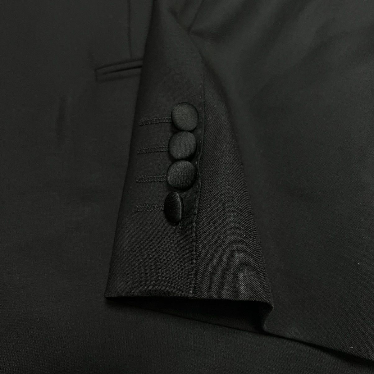 Canali Canali Suit Two Piece Suit Blazer one button + pants black Size 52L - 7 Thumbnail