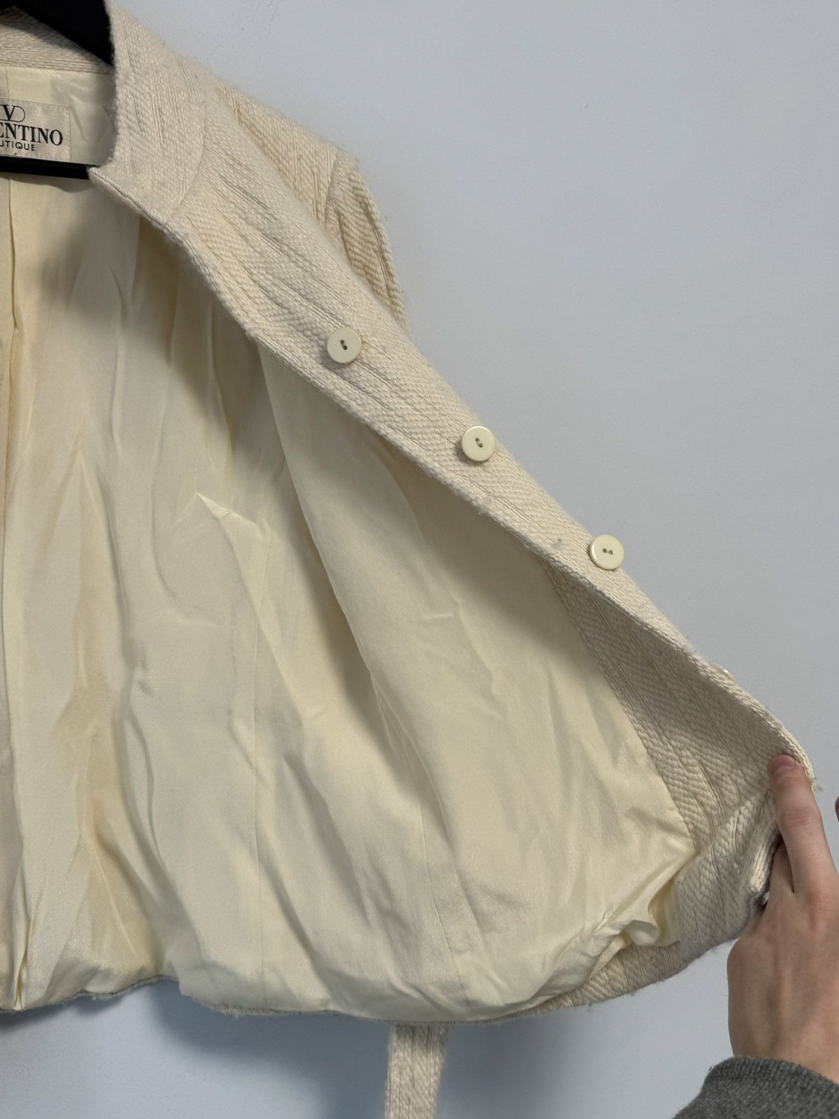 Valentino × Vintage Valentino Boutique Vintage Wool Jacket Y2K Size M / US 6-8 / IT 42-44 - 12 Thumbnail