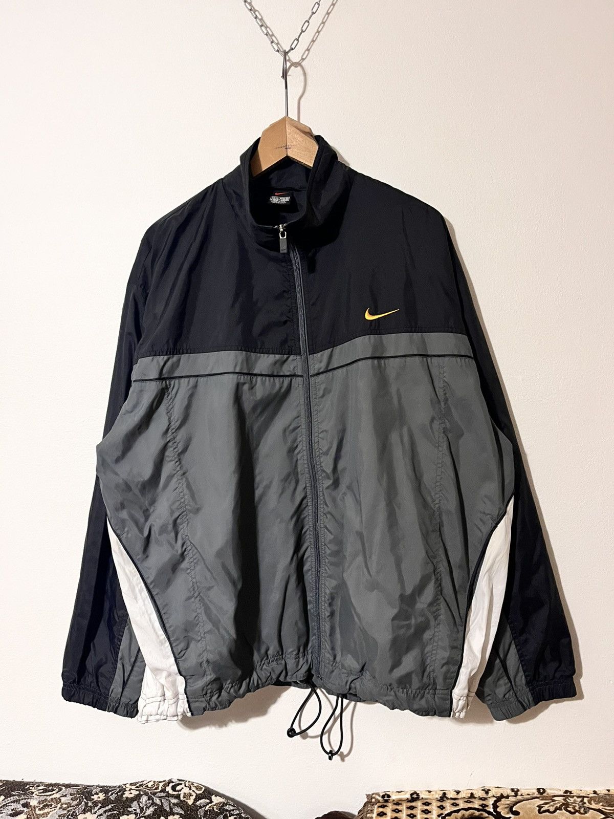 Nike NIKE💥VTG RARE JACKET CENTRE SWOOSH Size US XL / EU 56 / 4 - 2 Thumbnail