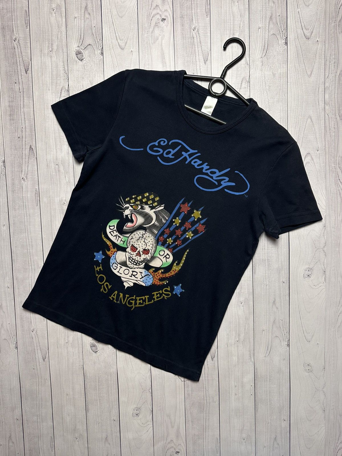 Ed Hardy × Vintage Vintage Ed Hardy tee rare logo Los Angeles size M Size US M / EU 48-50 / 2 - 1 Thumbnail