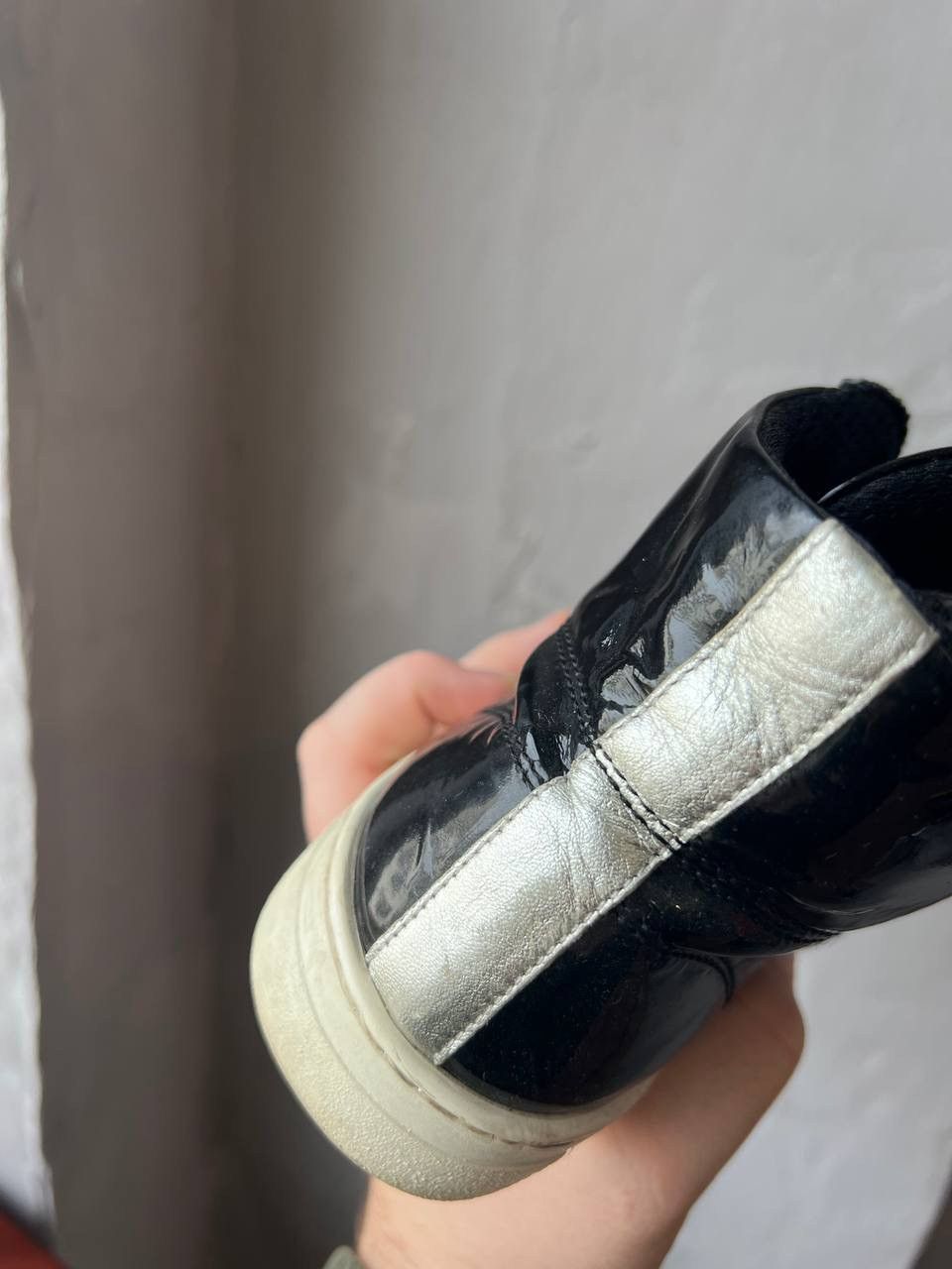 Dirk Bikkembergs DIRK BIKKEMBERGS RARE PATERN LEATHER BLACK TRAINER BOOTS 37 Size US 7 / IT 37 - 16 Thumbnail