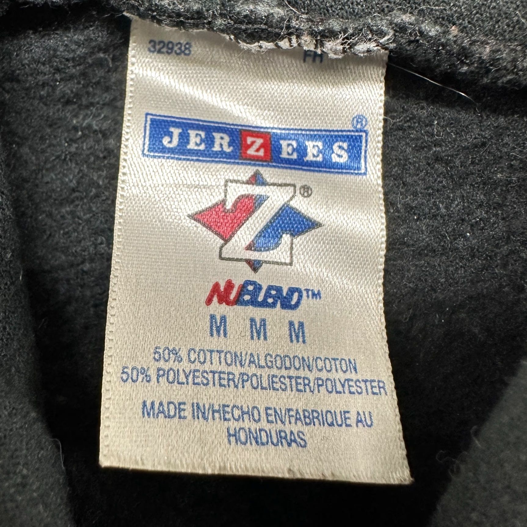 Jerzees VINTAGE Jerzees Hoodie Mens M Black Pullover Gothic Metal Slayer Y2K Size US M / EU 48-50 / 2 - 4 Thumbnail