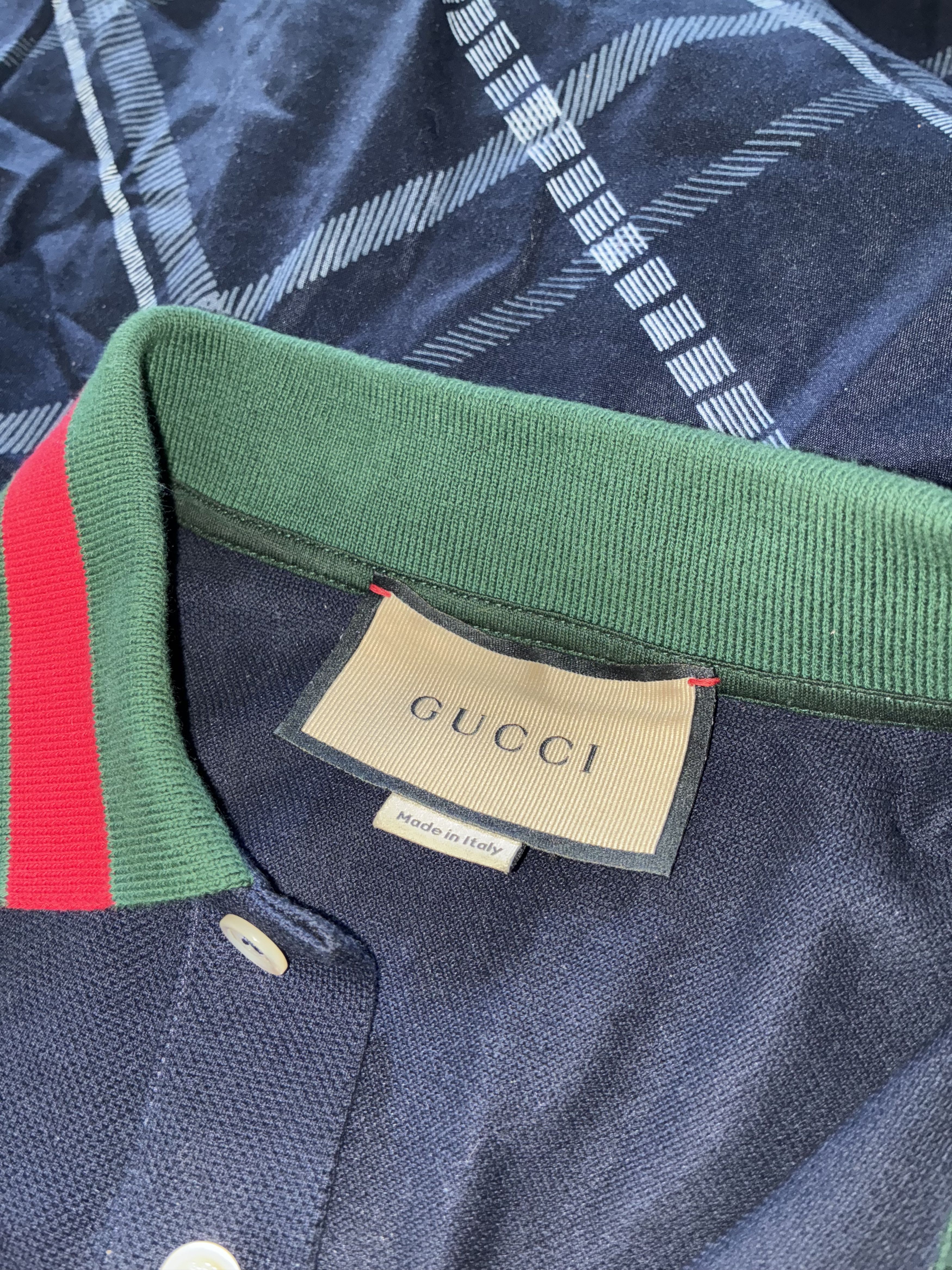 Gucci Gucci Navy Shirt Size US S / EU 44-46 / 1 - 2 Thumbnail