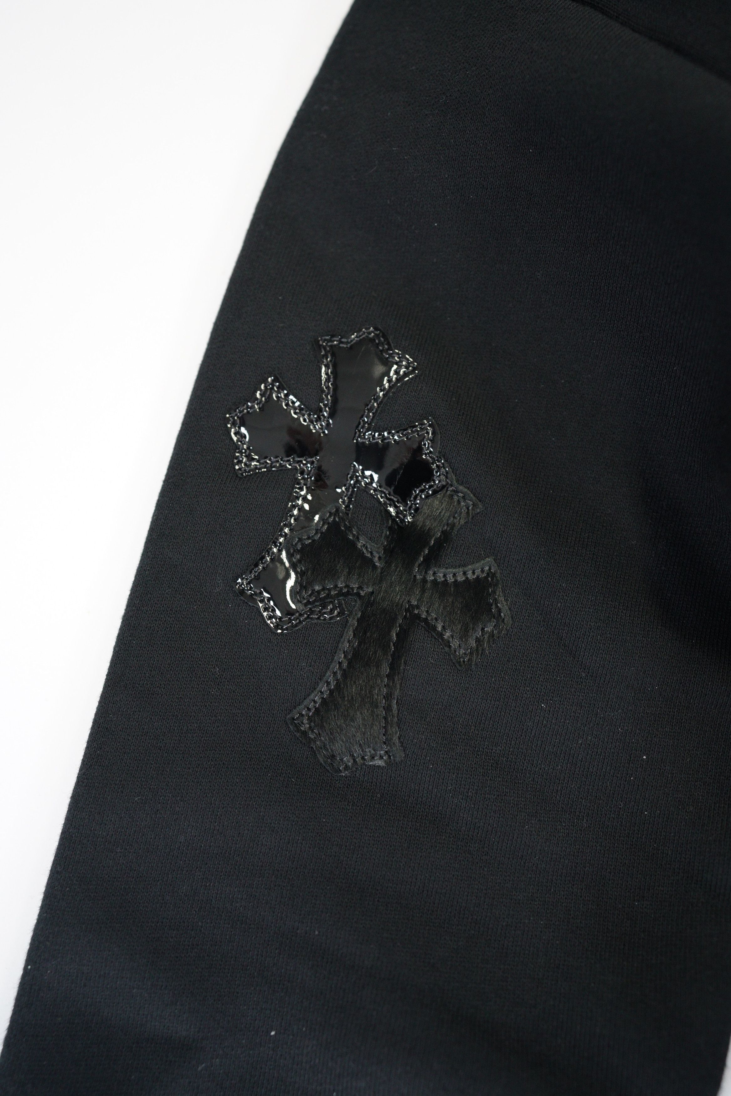Chrome Hearts Chrome Hearts Ponyhair Multicross Patch Crewneck Sweater Size US XS / EU 42 / 0 - 6 Thumbnail