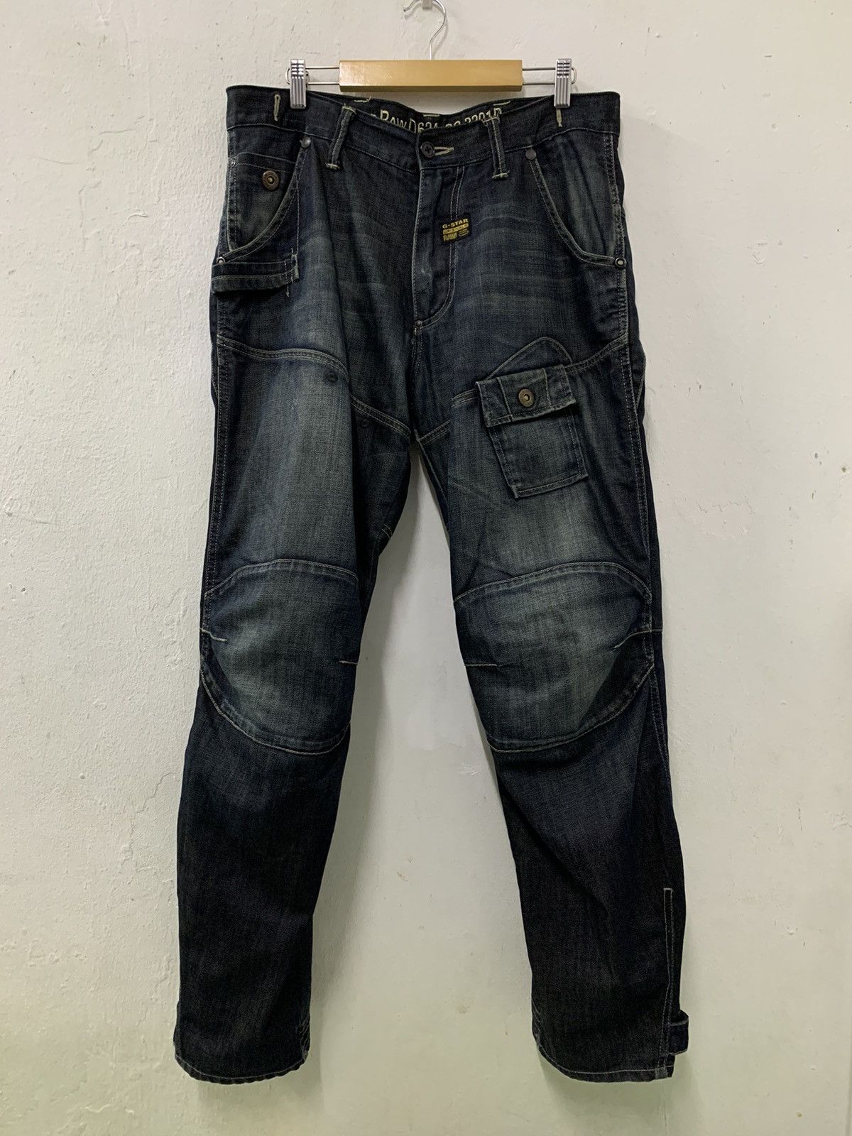image of G Star Raw Raf Elwood 3D Denim Pants, Men's (Size 34)