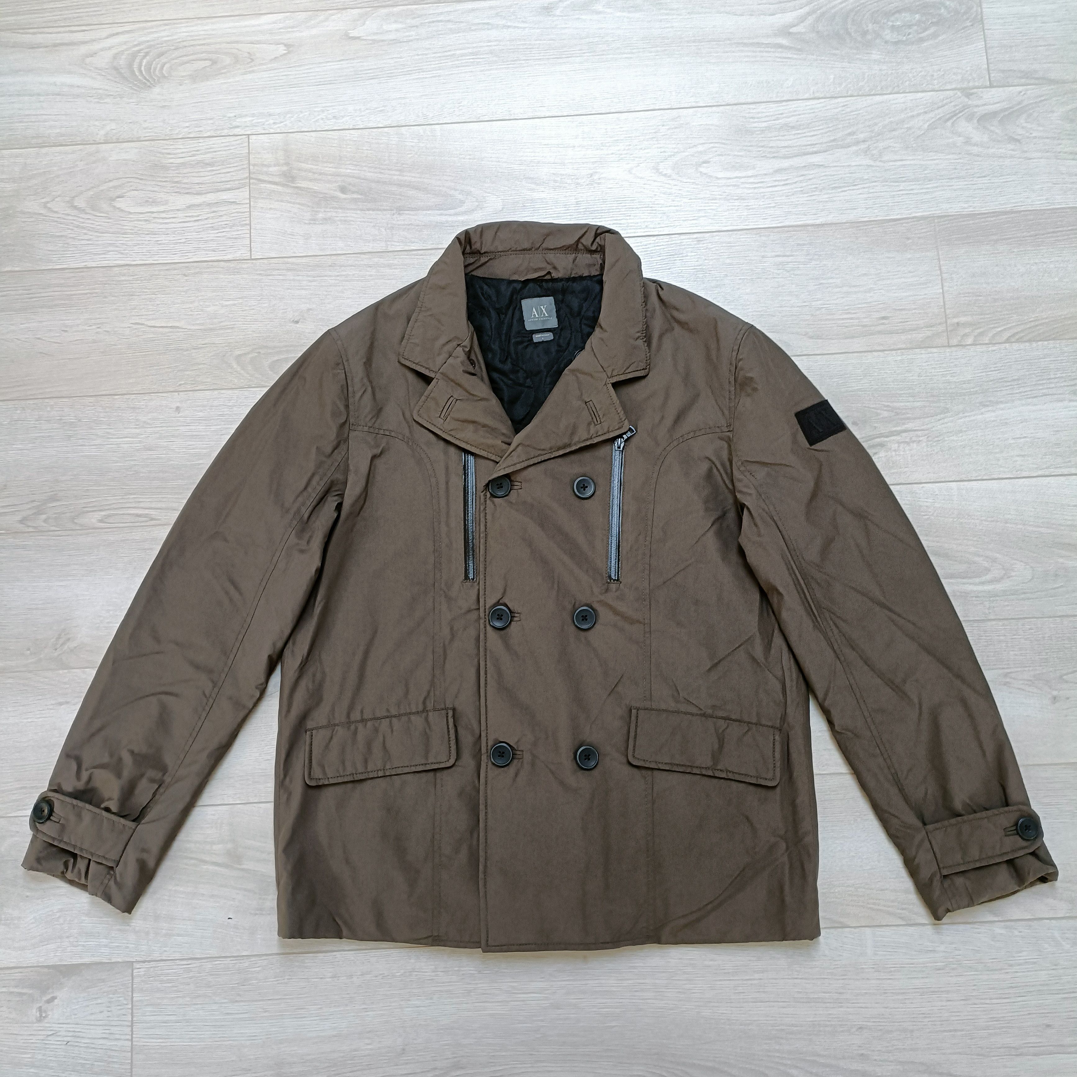 Armani Exchange Men's Double Breasted Jacket Size US L / EU 52-54 / 3 - 1 Thumbnail