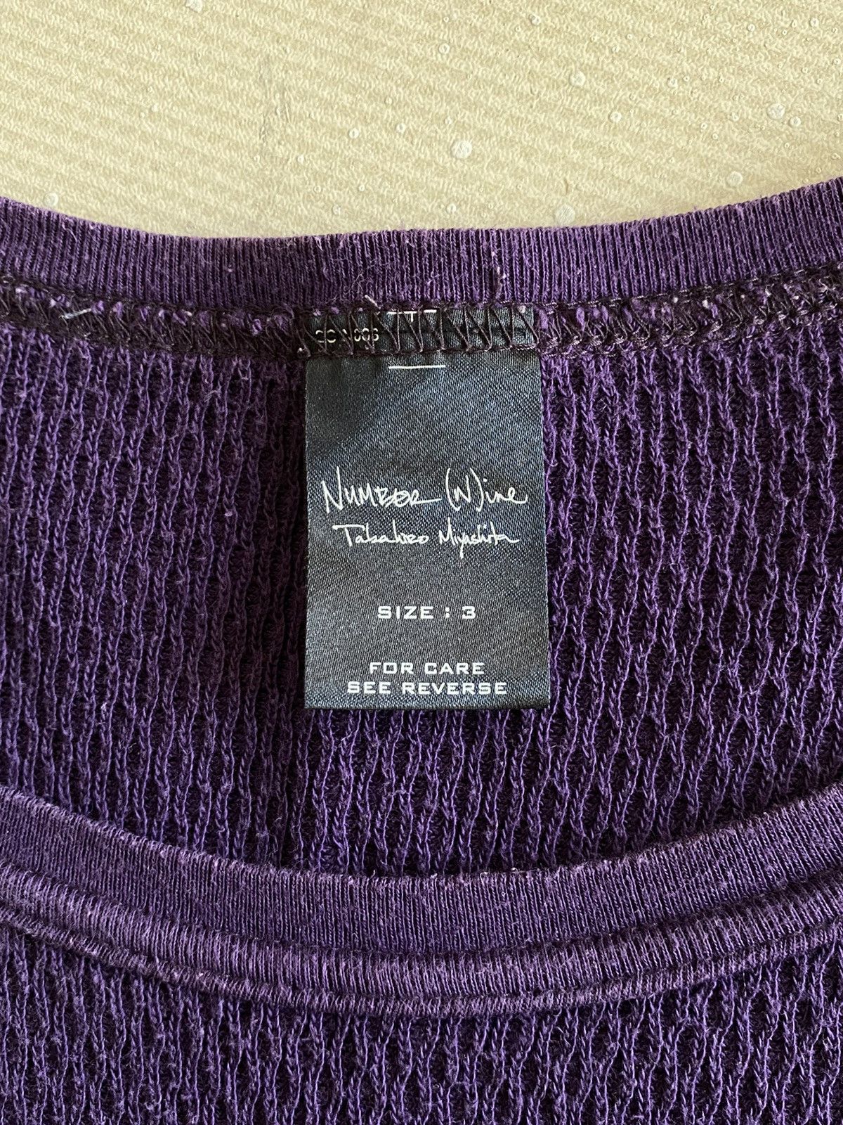 Number (N)ine NUMBER NINE SS/AW 03 STRIPED “KURT COBAIN” SWEATER