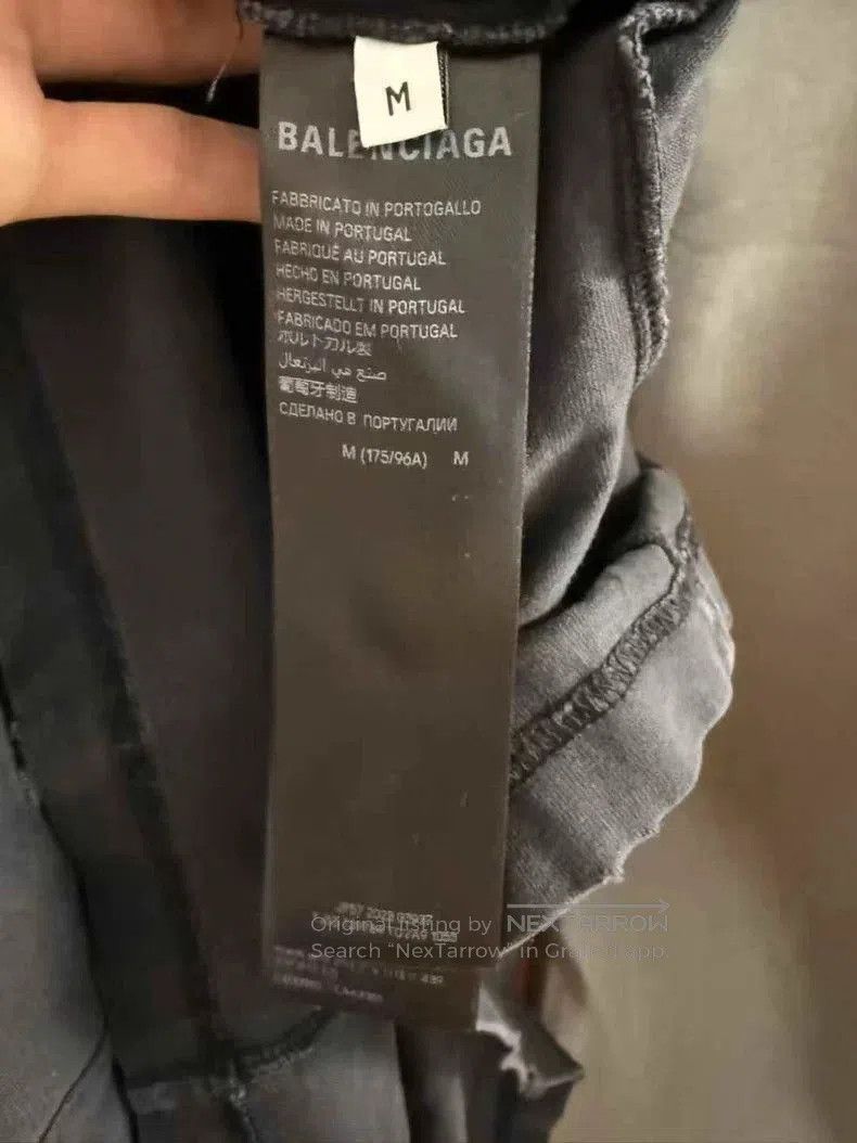 Balenciaga Balenciaga Tape Short Sleeve T-shirt M. Size US M / EU 48-50 / 2 - 4 Thumbnail