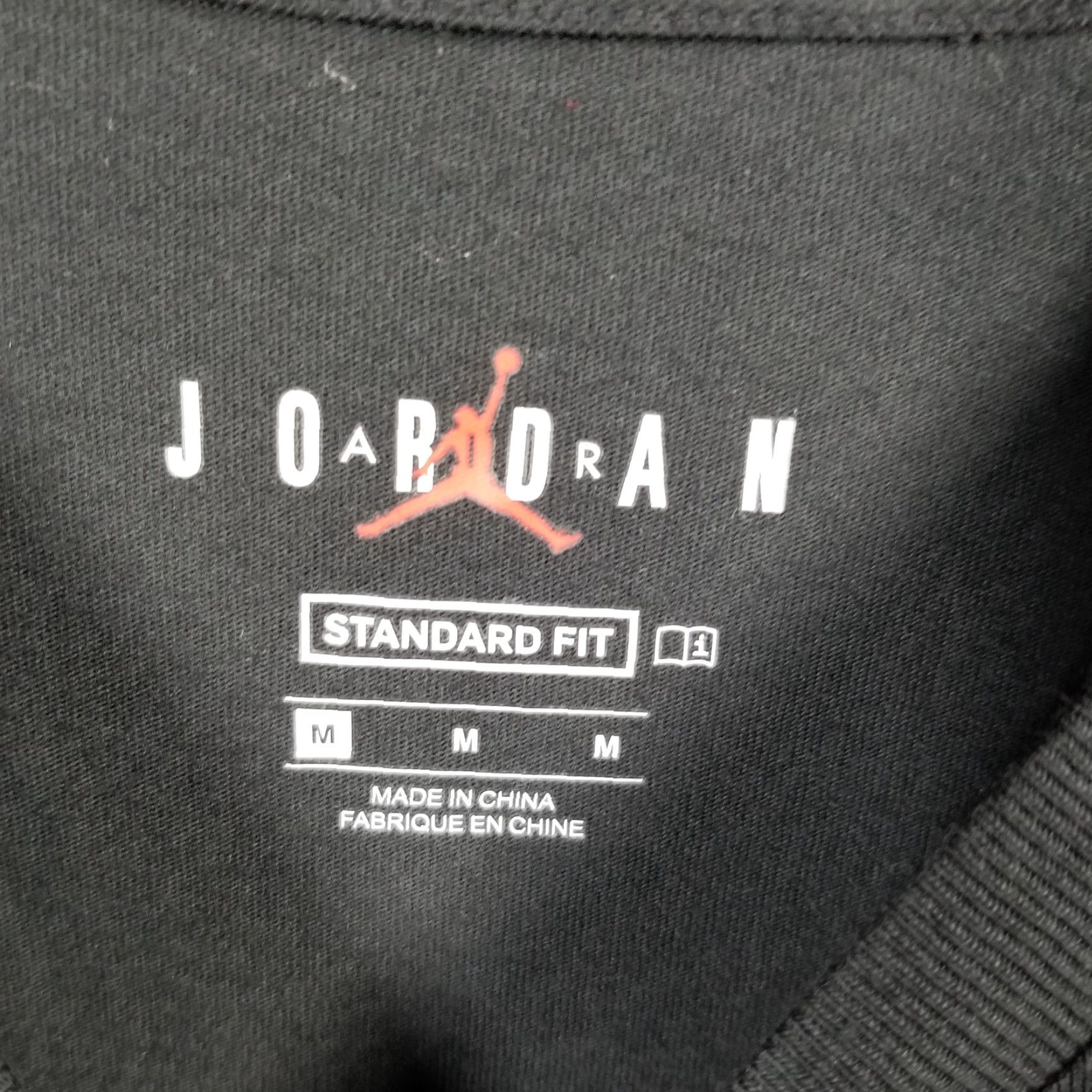 Jordan Brand Nike Jordan Air Jumpman Logo T-Shirt Men Medium Black Activewear Sports Basketball Crew Neck Size US M / EU 48-50 / 2 - 3 Thumbnail