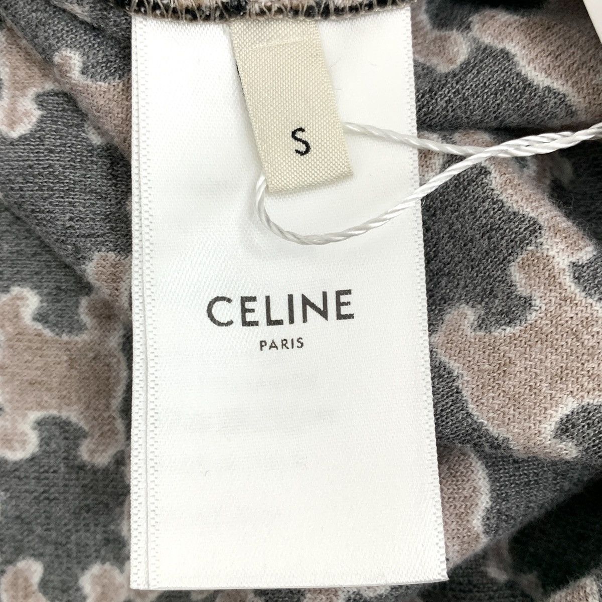 Celine Celine Brown Triomphe All-over Print Cuffed Knit Pants K26WX Size 27" / US 4 / IT 40 - 6 Thumbnail