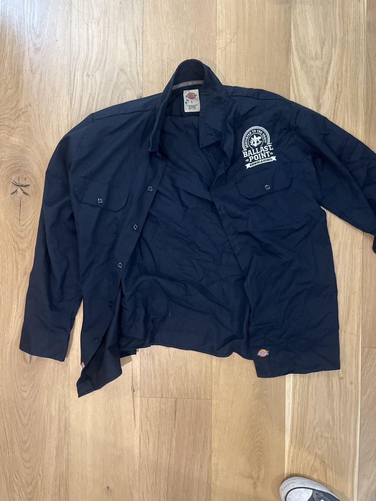 Dickies Ballast Point Navy Dickies Button Up Size US L / EU 52-54 / 3 - 1 Thumbnail
