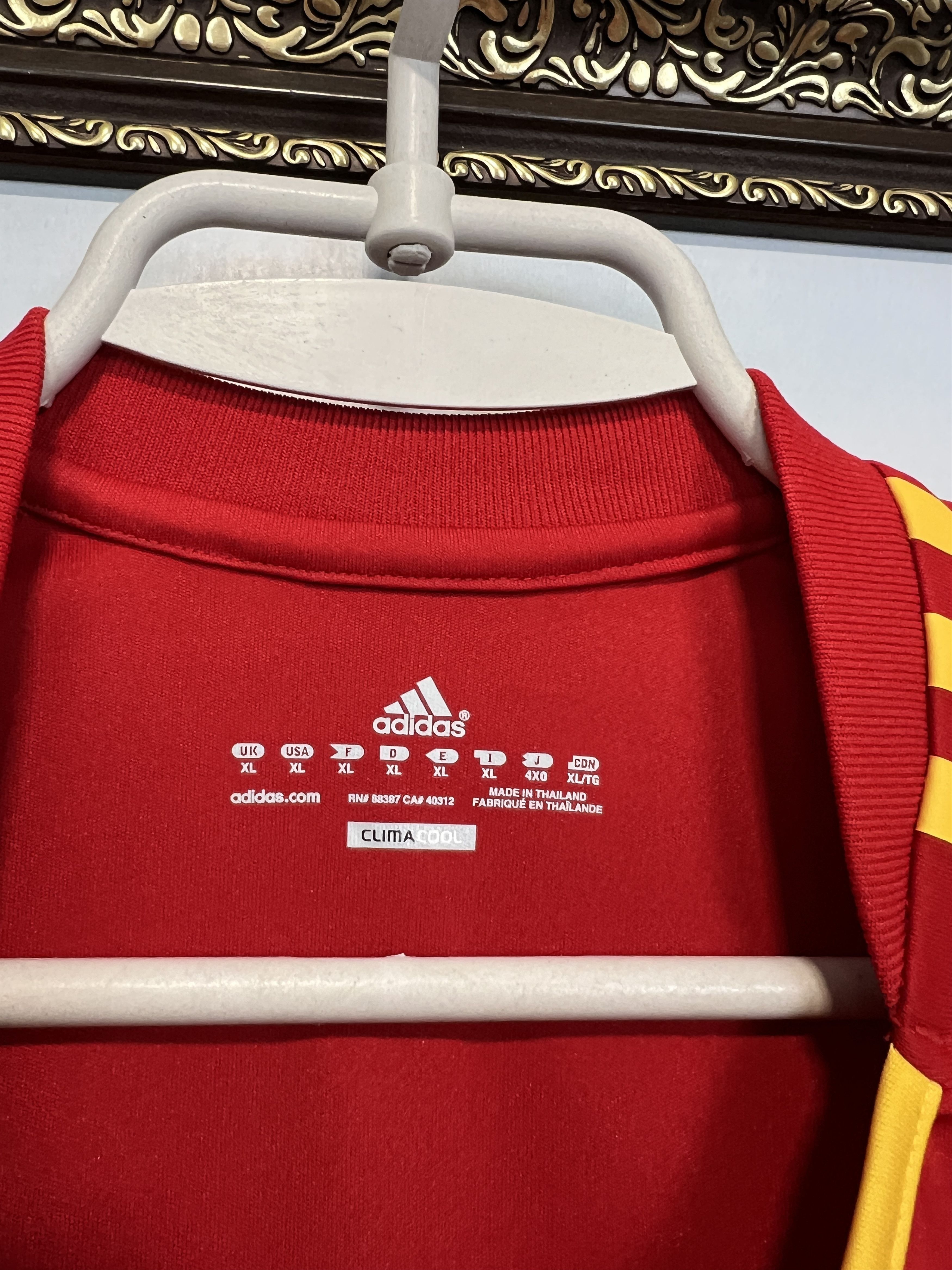 Adidas Romania Away football shirt Soccer Jersey Nationa Trikot Size US XL / EU 56 / 4 - 7 Thumbnail