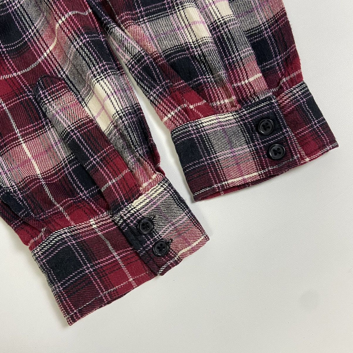 Japanese Brand Nylaus Flannel Long Sleeve Size US L / EU 52-54 / 3 - 4 Thumbnail