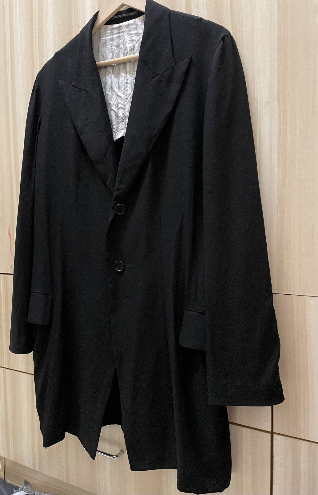 Yohji Yamamoto Yohji Yamamoto Signature Peak Lapel Long Jacket Size US M / EU 48-50 / 2 - 3 Thumbnail