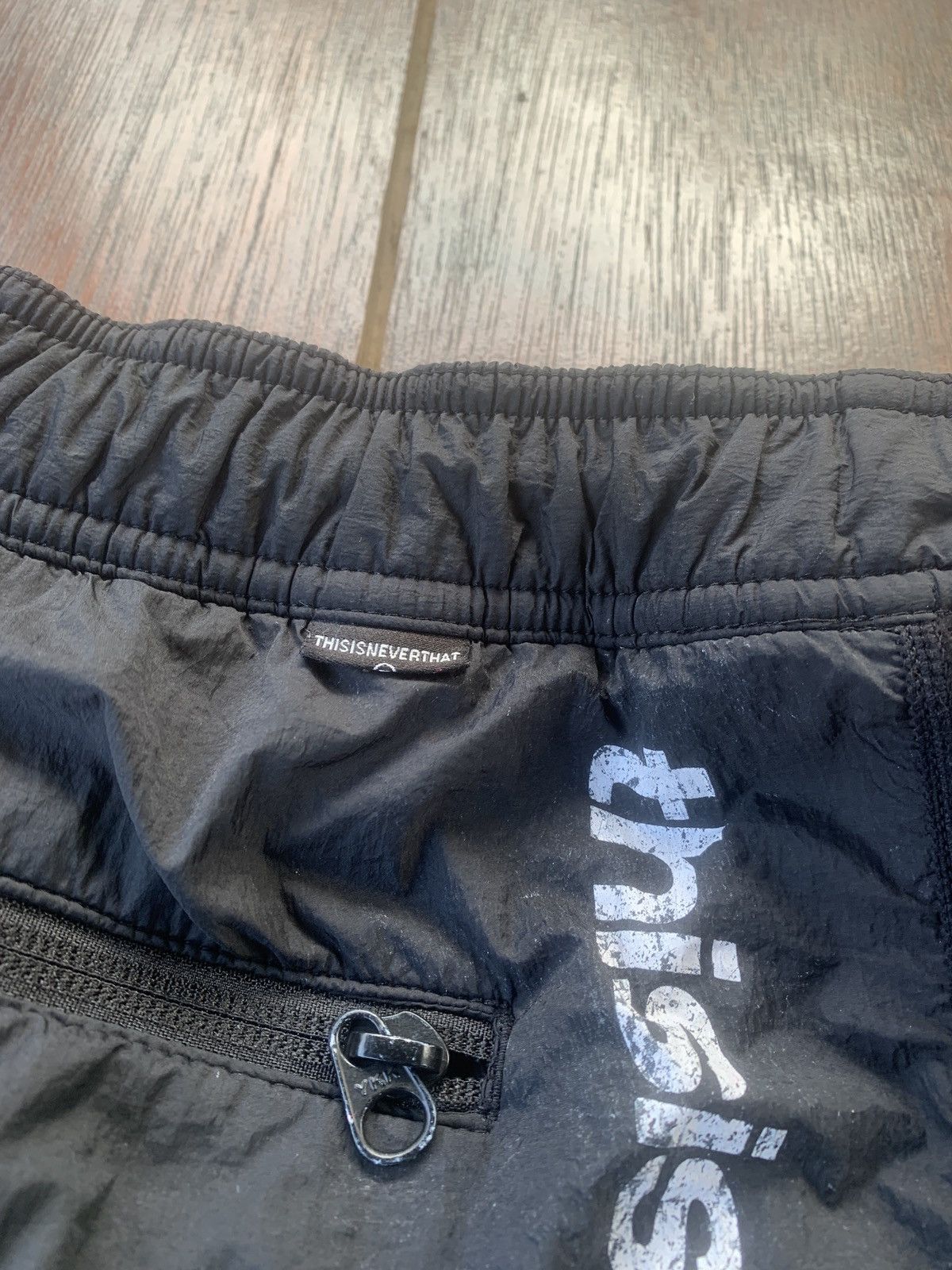 thisisneverthat This is never that black fleece joggers Size US 35 - 6 Thumbnail