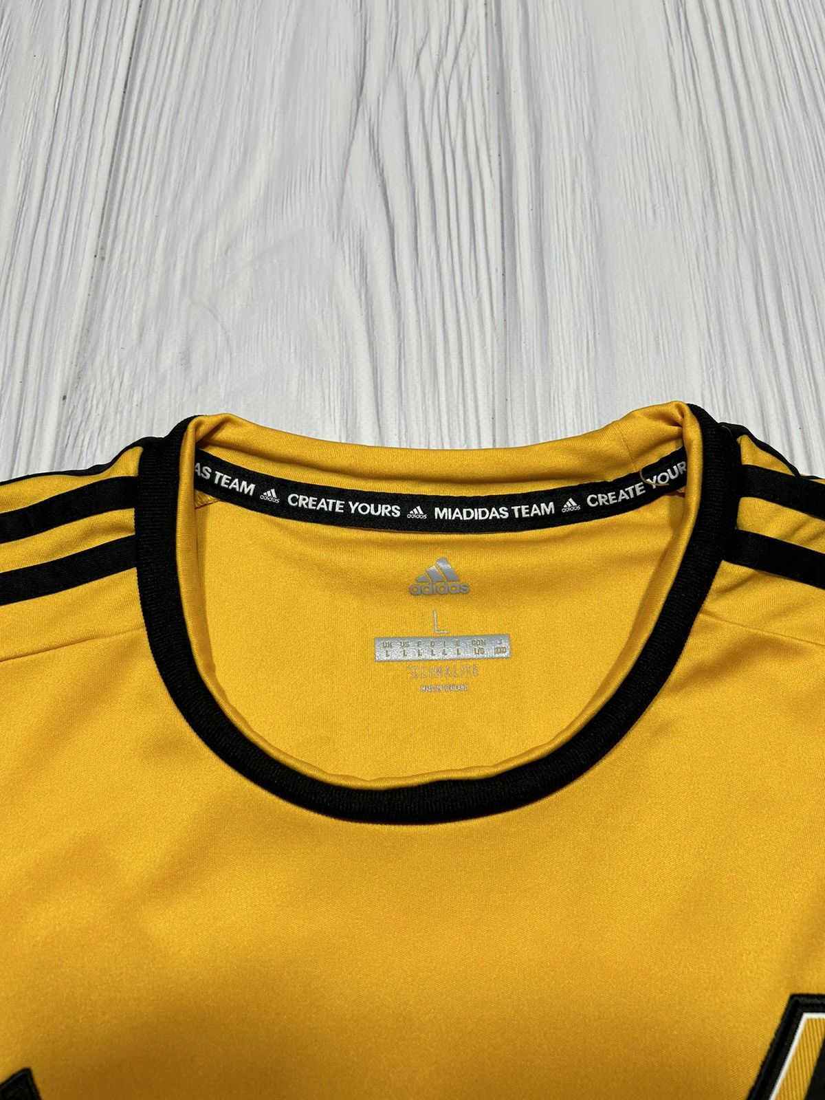 Adidas 7 WOOKIE Wolverhampton 2018/19 Adidas Soccer Jersey Size L Size US L / EU 52-54 / 3 - 10 Thumbnail