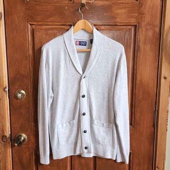 Chaps Chaps Grandpa Full Buttoned Collared Pocketed Long Sleeve Sz Size US L / EU 52-54 / 3 - 1 Thumbnail
