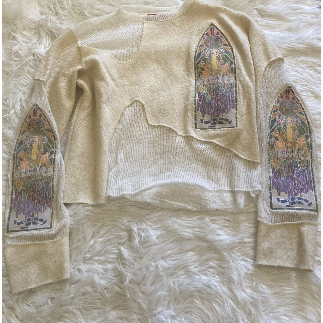 Hellstar Records Tee Size XL Cream