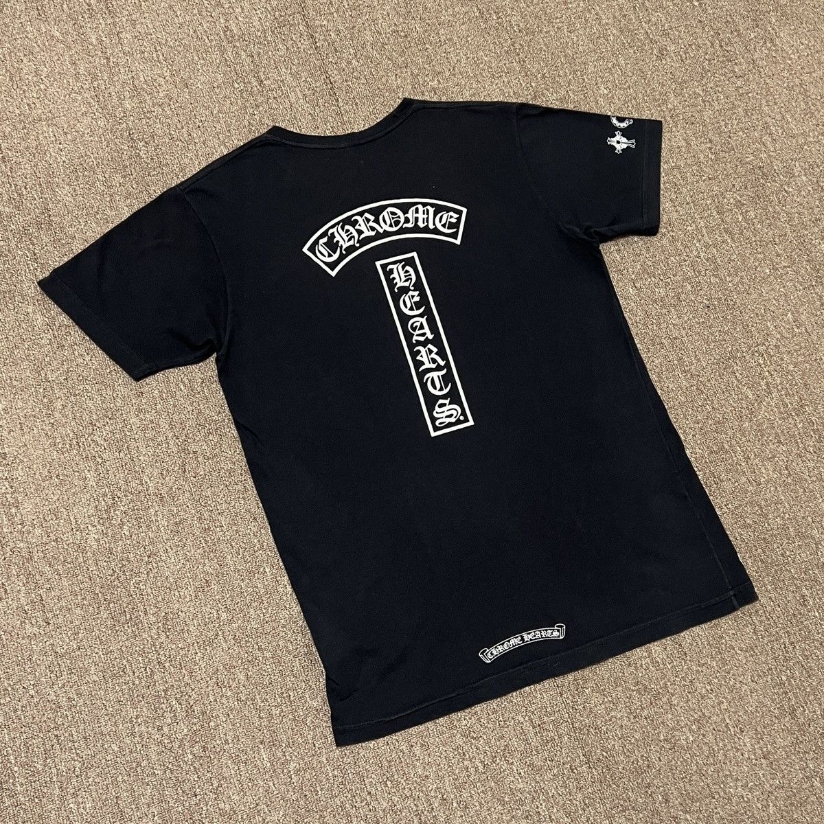 Chrome Hearts Vintage Chrome Hearts Star T-Bar Logo Tee | Grailed
