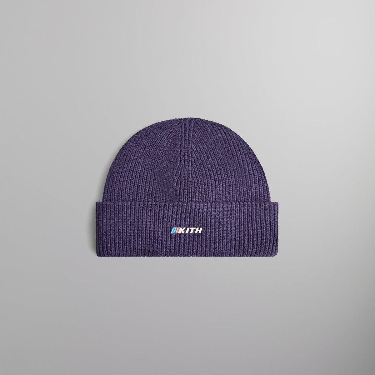 BMW × Kith Kith for BMW Mia Beanie With Enamel Logo in Techno Violet Size ONE SIZE - 2 Thumbnail