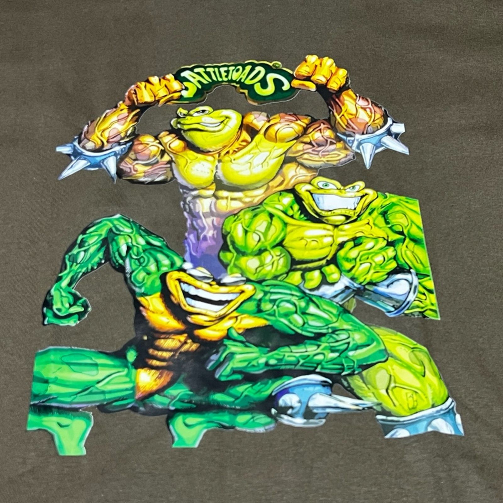 G2000 Retro NES Game Battletoads Graphic Military Green Shirt NWOT Size US XL / EU 56 / 4 - 2 Thumbnail