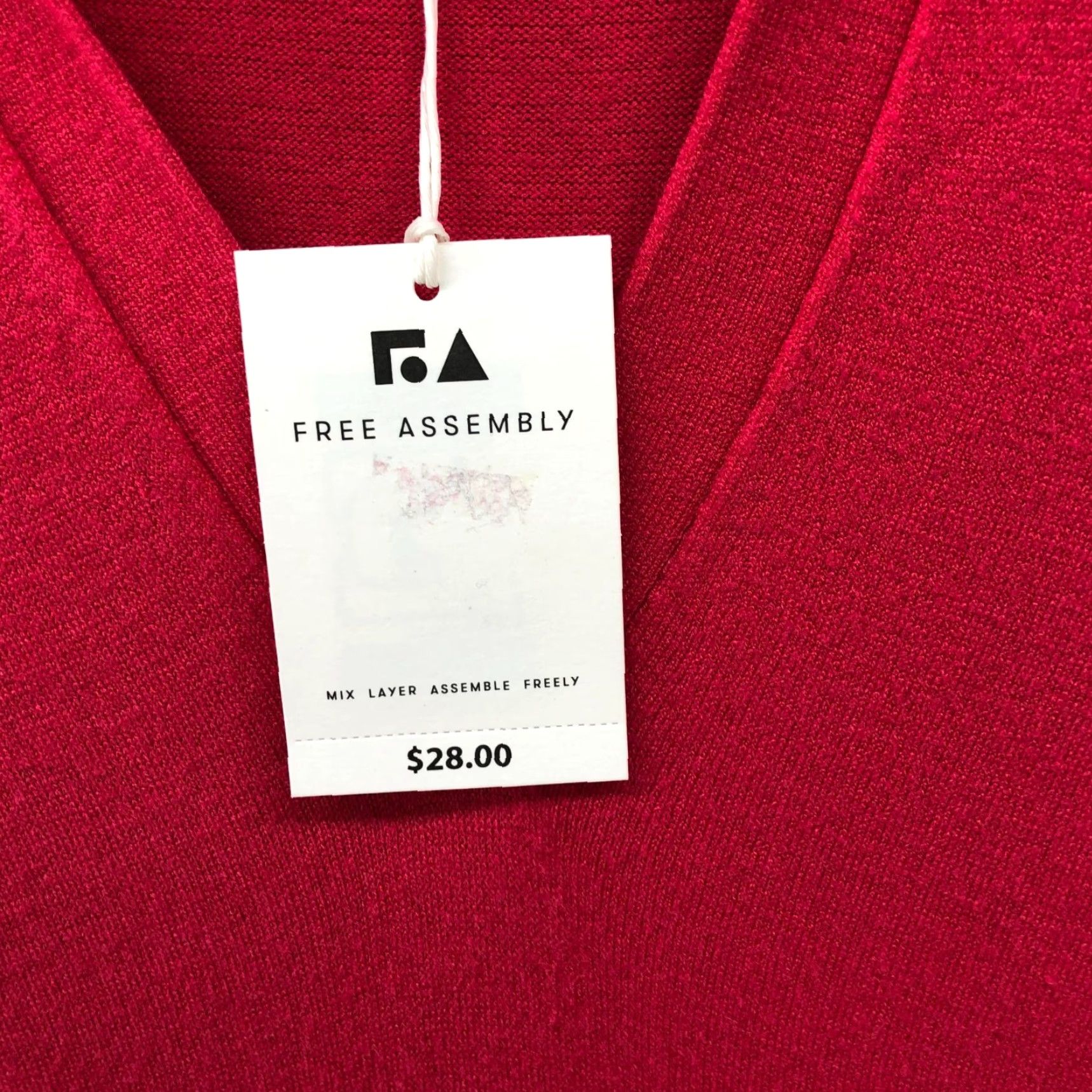 Vintage NWT Free Assembly Sweater Dress XS Pink Collared A-Line Fit & Flare Stretch Dress WomensXS Pink Collared A-Line Size XS / US 0-2 / IT 36-38 - 6 Thumbnail