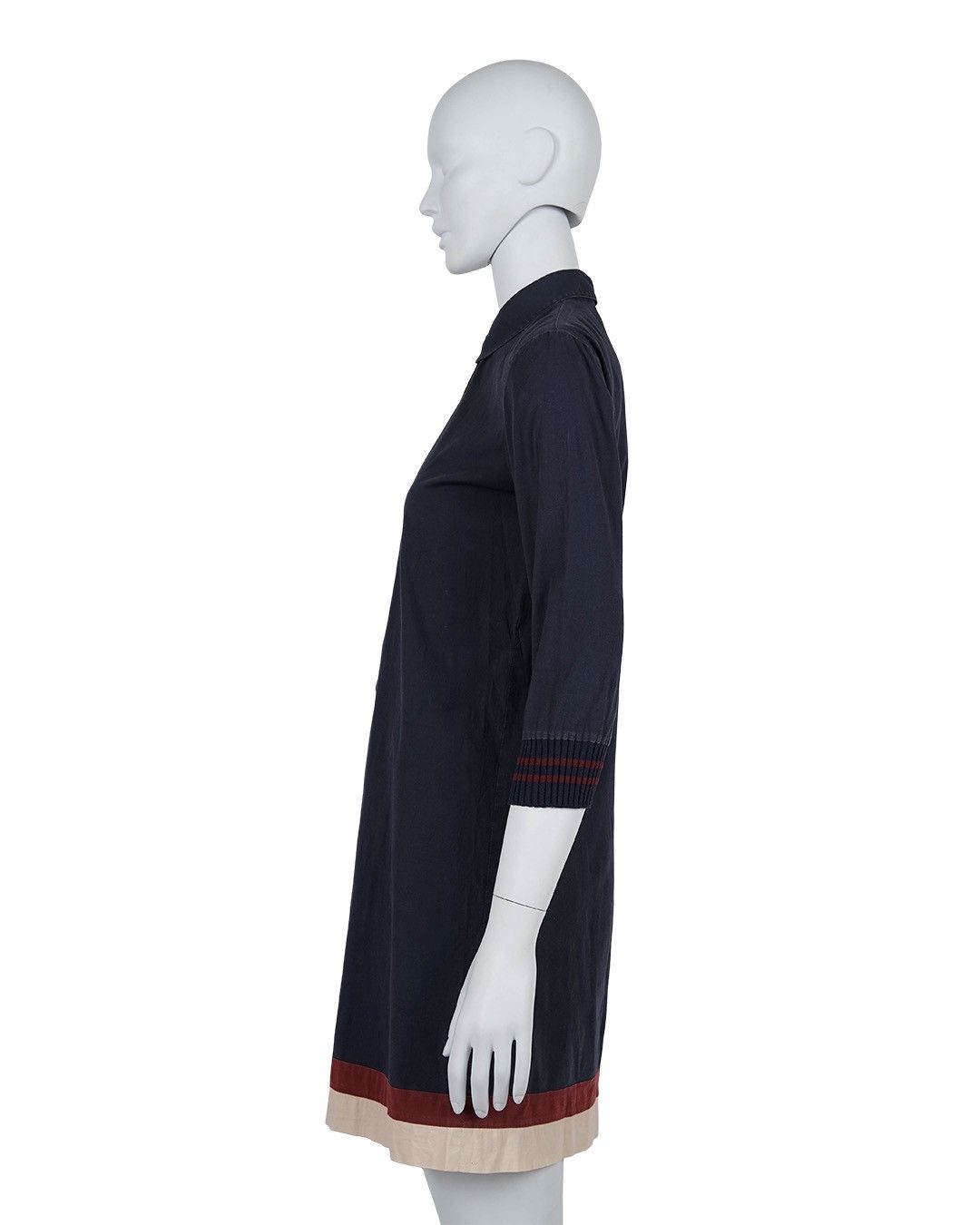 Miu Miu Miu Miu S/S2000 Navy Shirt Dress Size M / US 6-8 / IT 42-44 - 3 Thumbnail