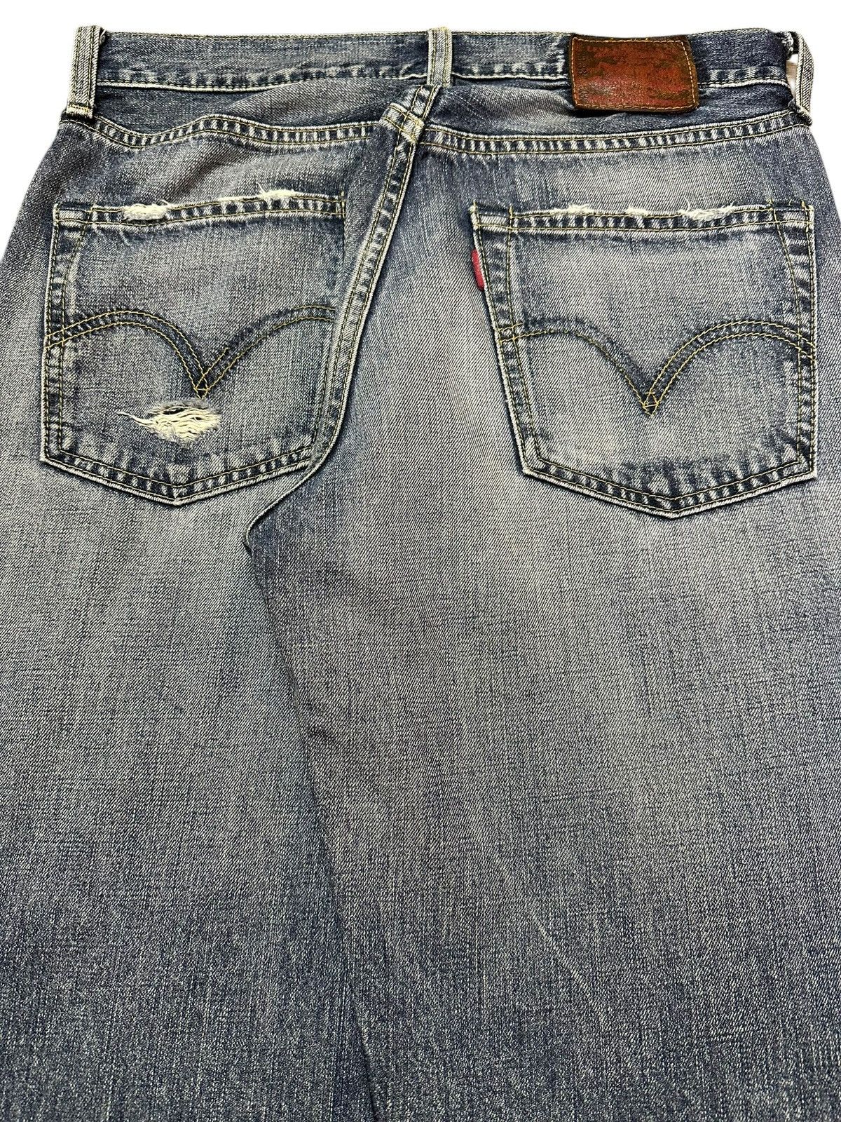 Levi's Vintage 90s Levis 503 Faded Wash Distress Style Baggy Jeans Size US 30 / EU 46 - 6 Thumbnail