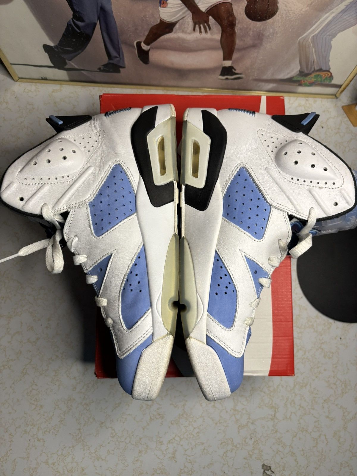 Jordan Brand Air Jordan 6 Retro UNC Size US 10.5 / EU 43-44 - 3 Thumbnail