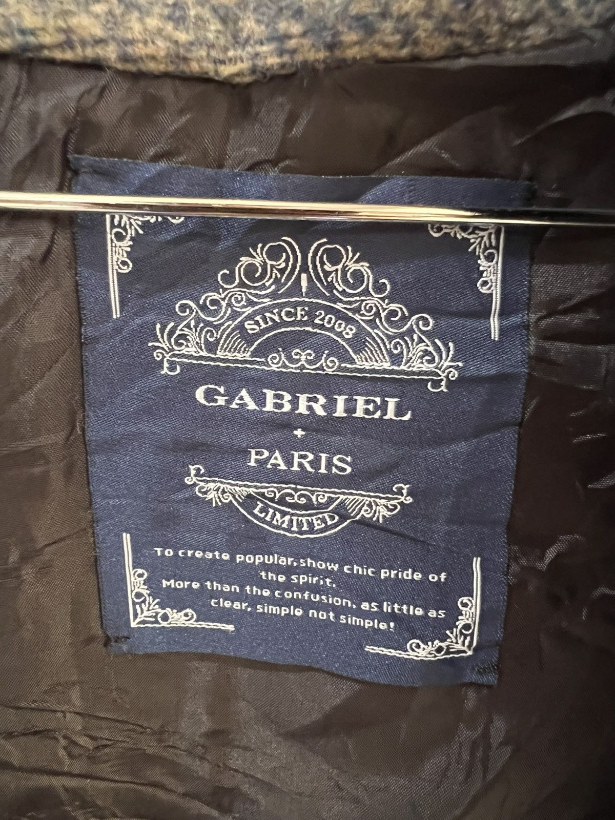 Japanese Brand 🔥Gabriel Paris Patchwork Button Jacket Size US M / EU 48-50 / 2 - 12 Thumbnail