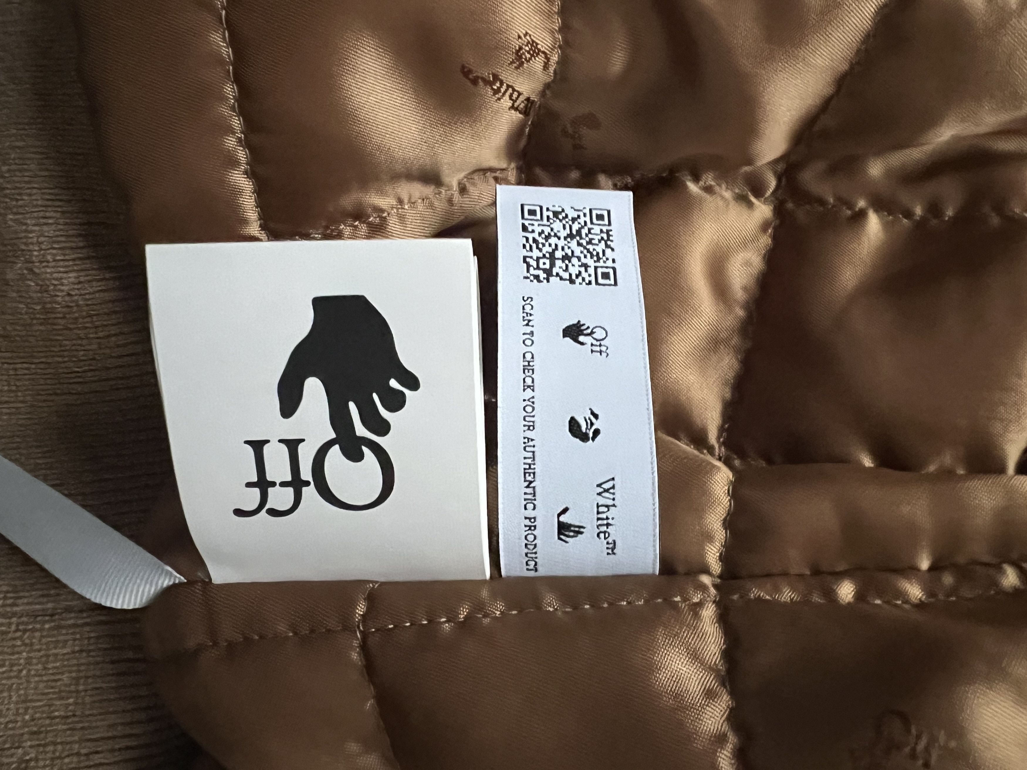 Off-White Retail $4000 Cashmere Bomber Sz. 50 EU. Camel Size US M / EU 48-50 / 2 - 12 Thumbnail