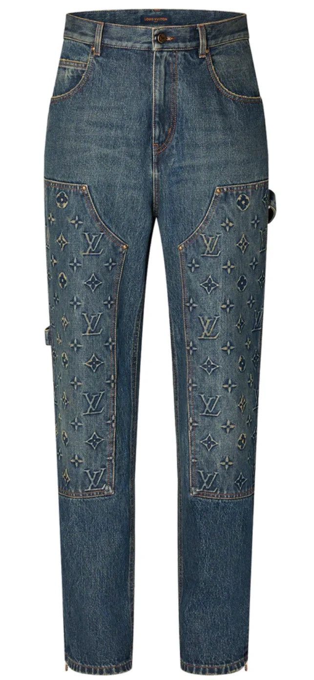 Louis Vuitton LOUIS VUITTON WORKWEAR DENIM JEANS 34 Size US 34 / EU 50 - 6 Thumbnail