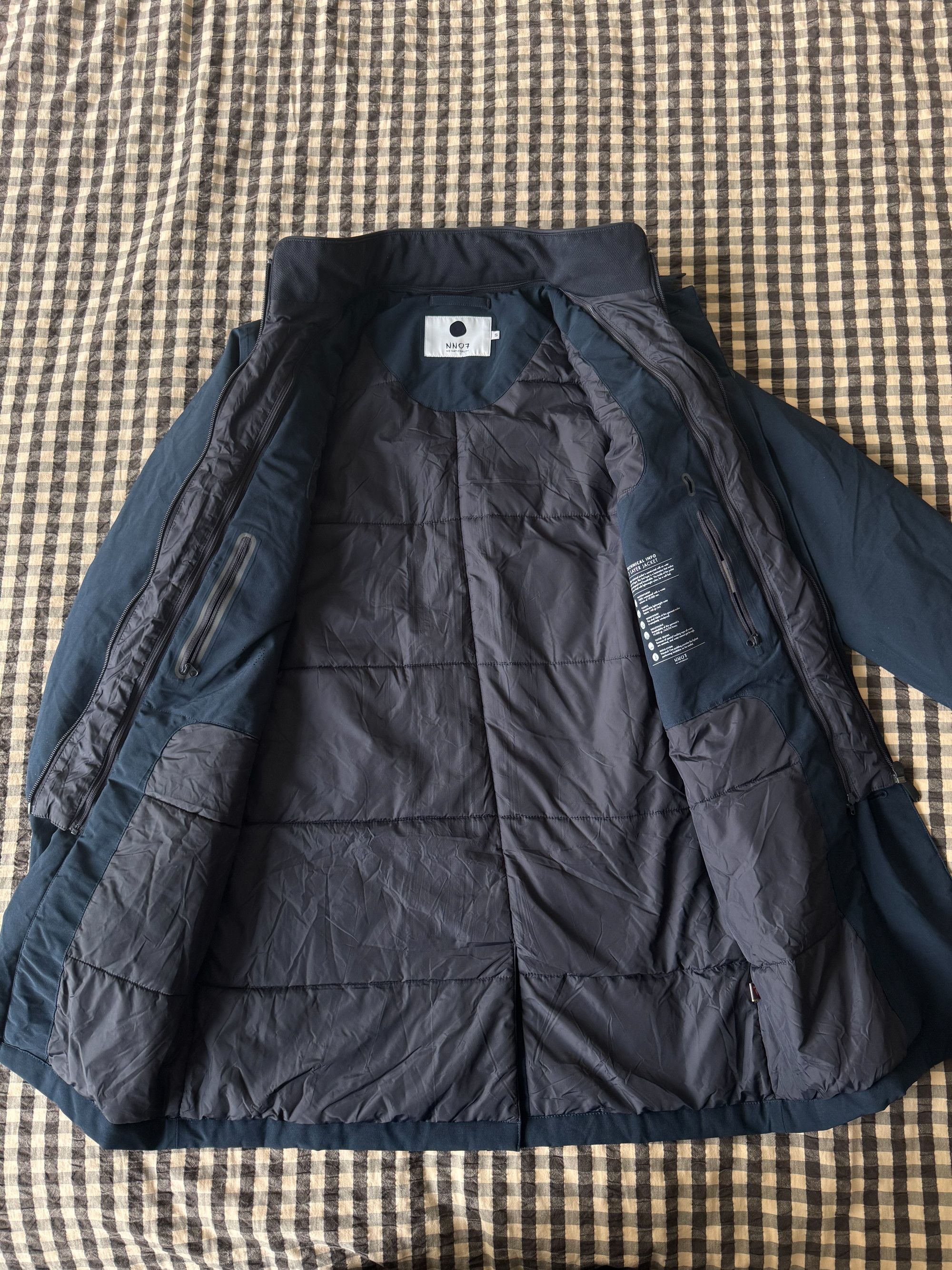 NN07 Blake Shell Coat with Detachable PrimaLoft Liner Blue Size S Size US S / EU 44-46 / 1 - 6 Thumbnail