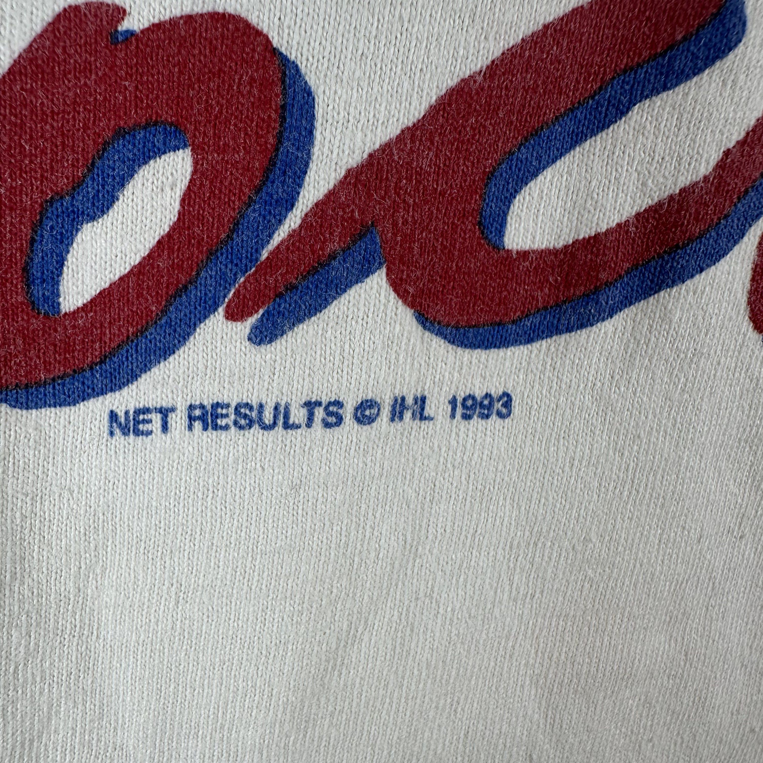 Vintage Vintage 1993 Peoria Rivermen IHL Hockey AOP T-shirt Size US XL / EU 56 / 4 - 4 Thumbnail