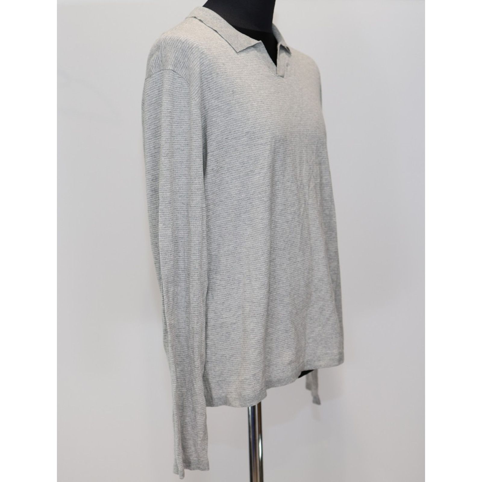 Robert Barakett ROBERT BARAKETT Gray Sarina Polo Sweater Size XXL $175 Size US XXL / EU 58 / 5 - 4 Thumbnail