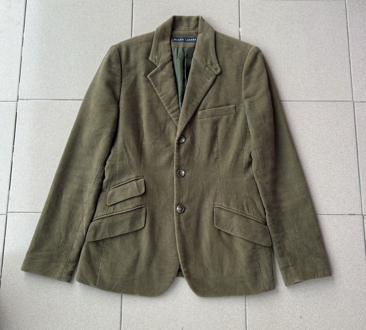 Polo Ralph Lauren RALPH LAUREN GREEN BLAZER COAT Size S / US 4 / IT 40 - 7 Thumbnail